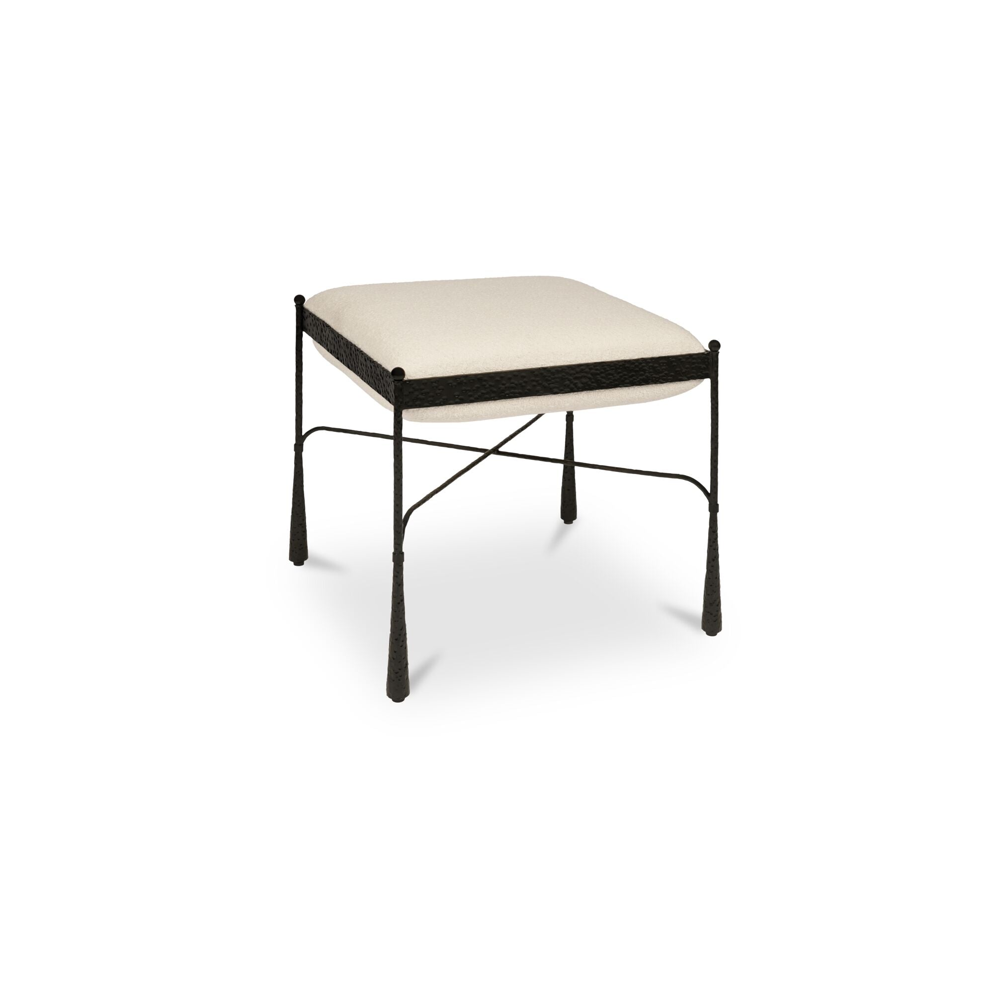 Agne Stool Cream - Moes Home