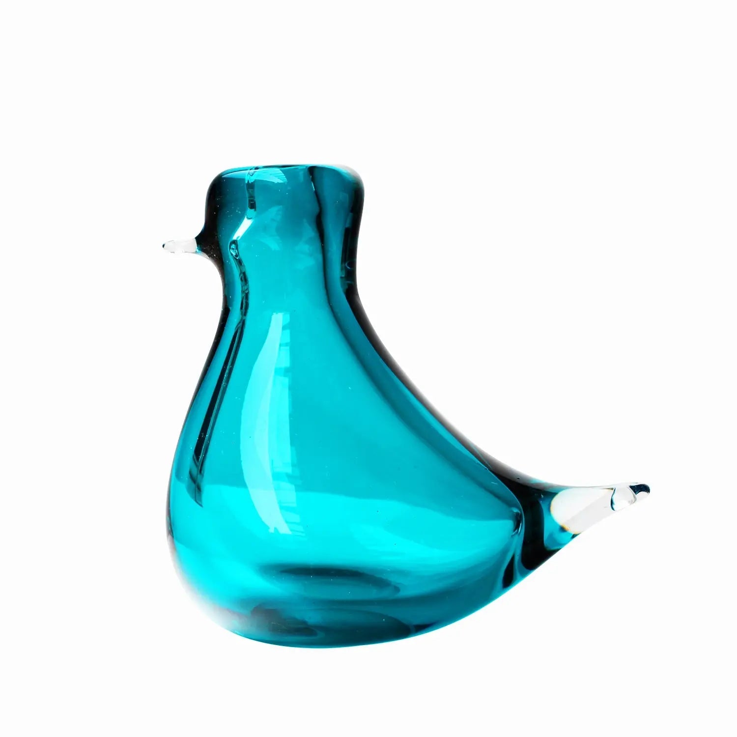 Bird Turquoise Vase
