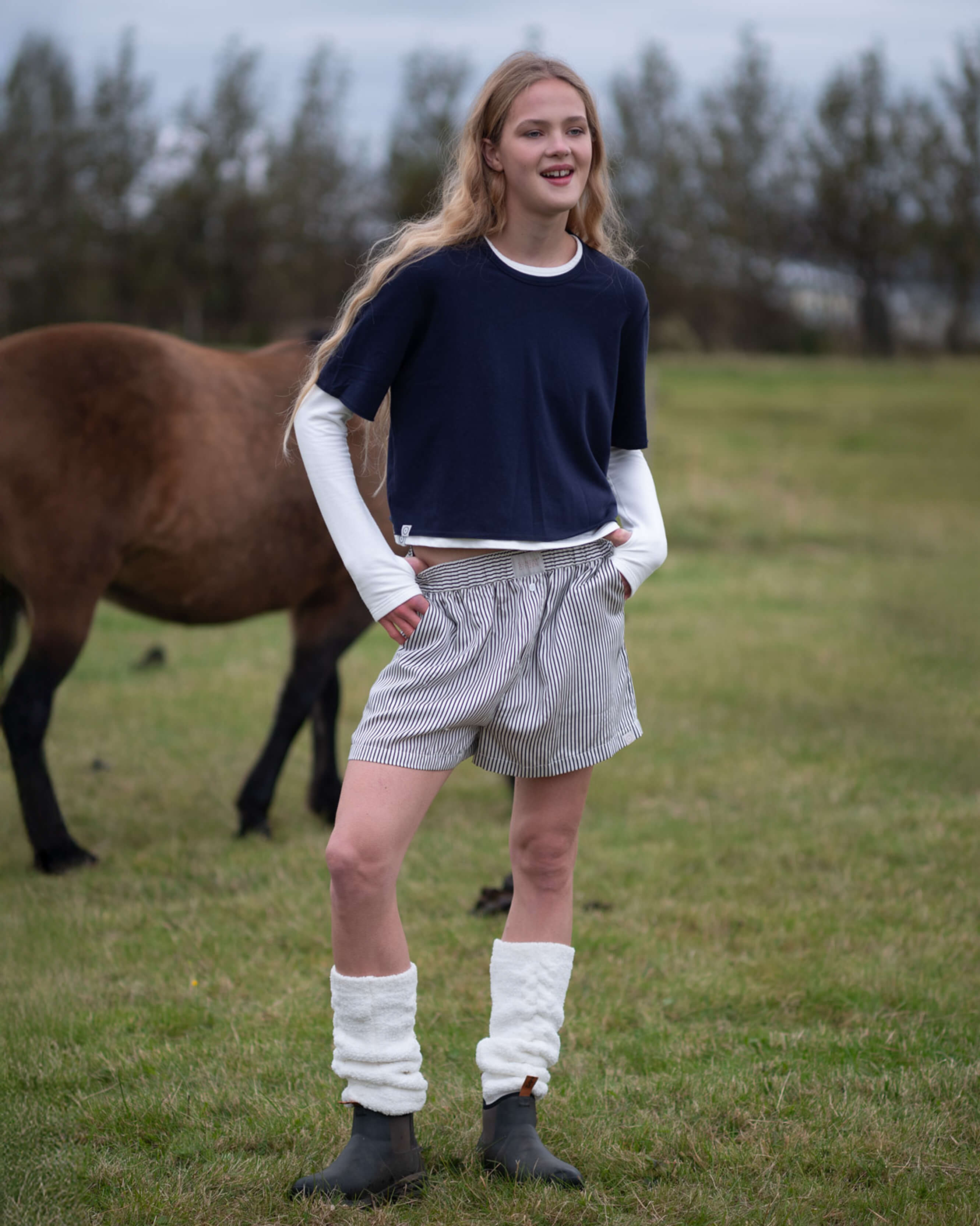Snug Braided Over-the-Knee Socks