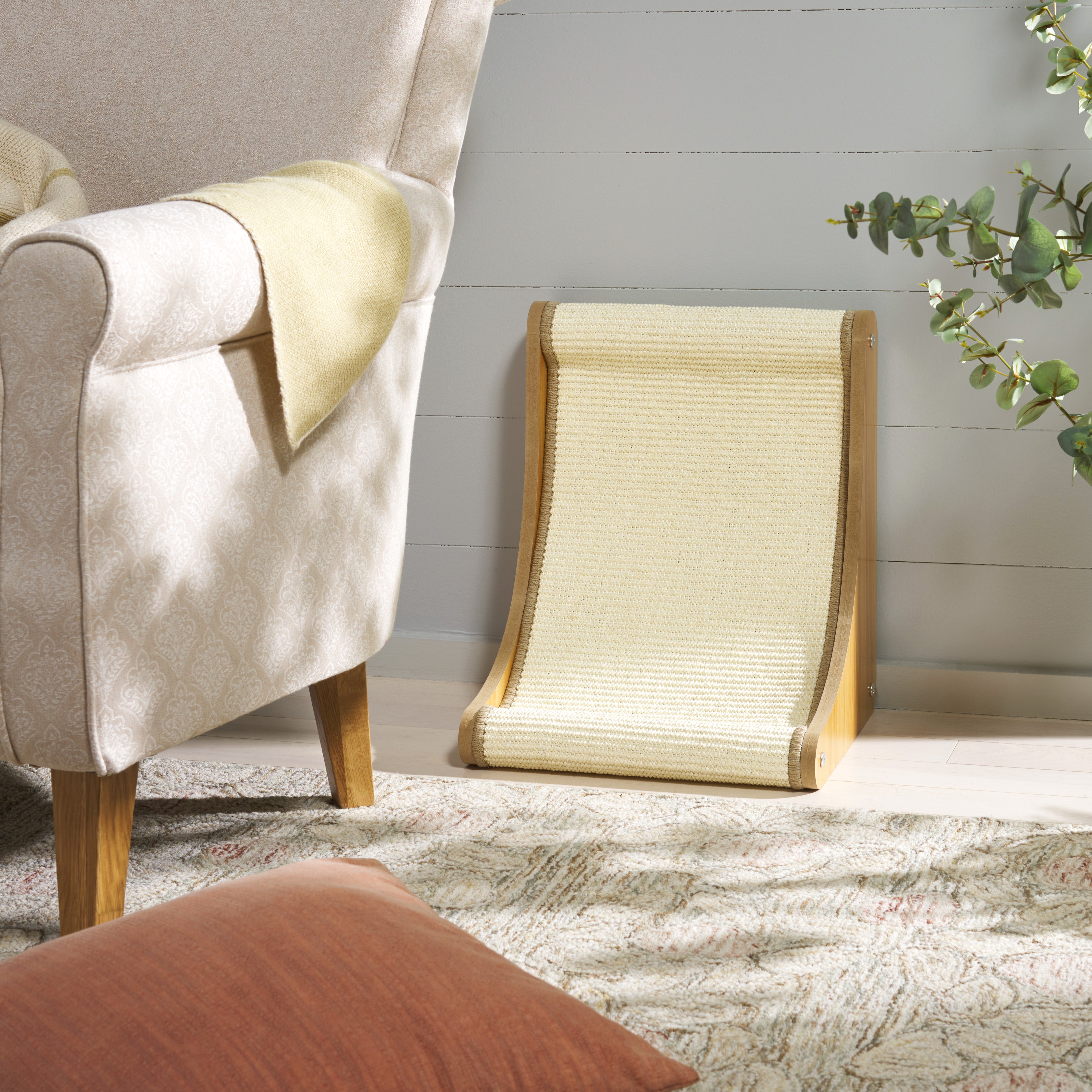 CAT SCRATCH LOUNGER 503 SISAL NATURAL IVORY / W13" X L15'' X H18"