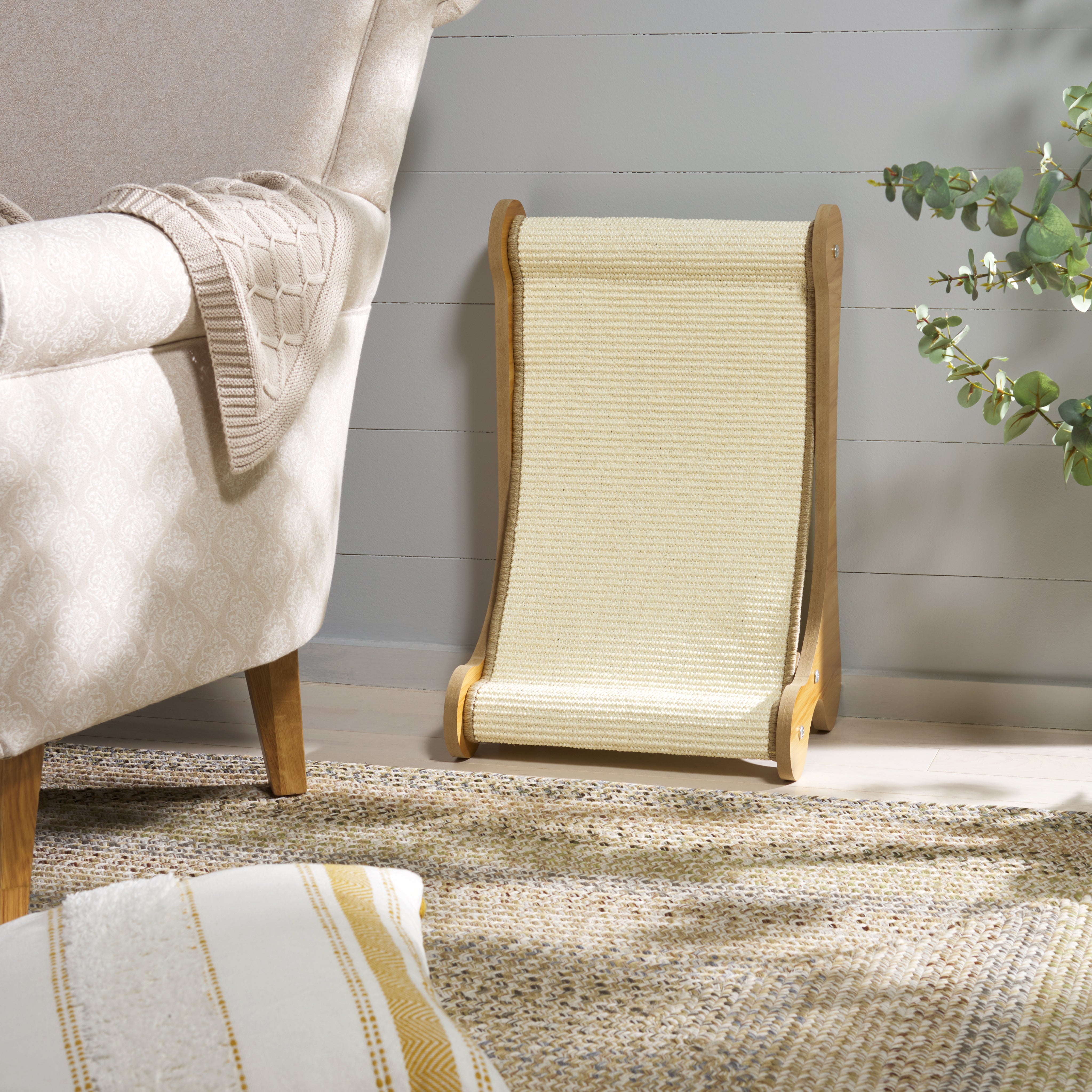 CAT SCRATCH LOUNGER 504 SISAL NATURAL IVORY / W15'' X L23" X H11"