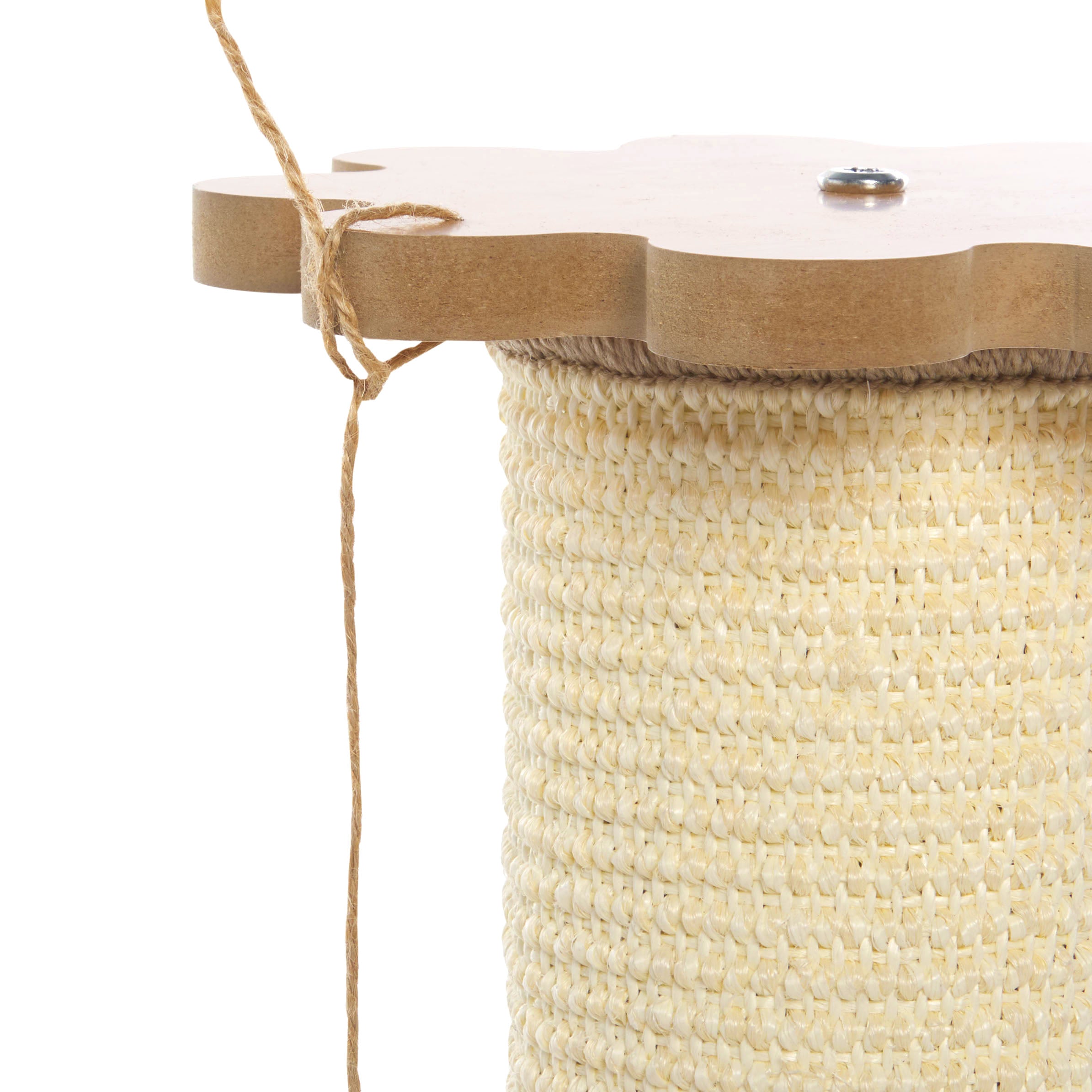 CAT SCRATCH TOY 561 SISAL NATURAL IVORY / W12" X L12'' X H21"