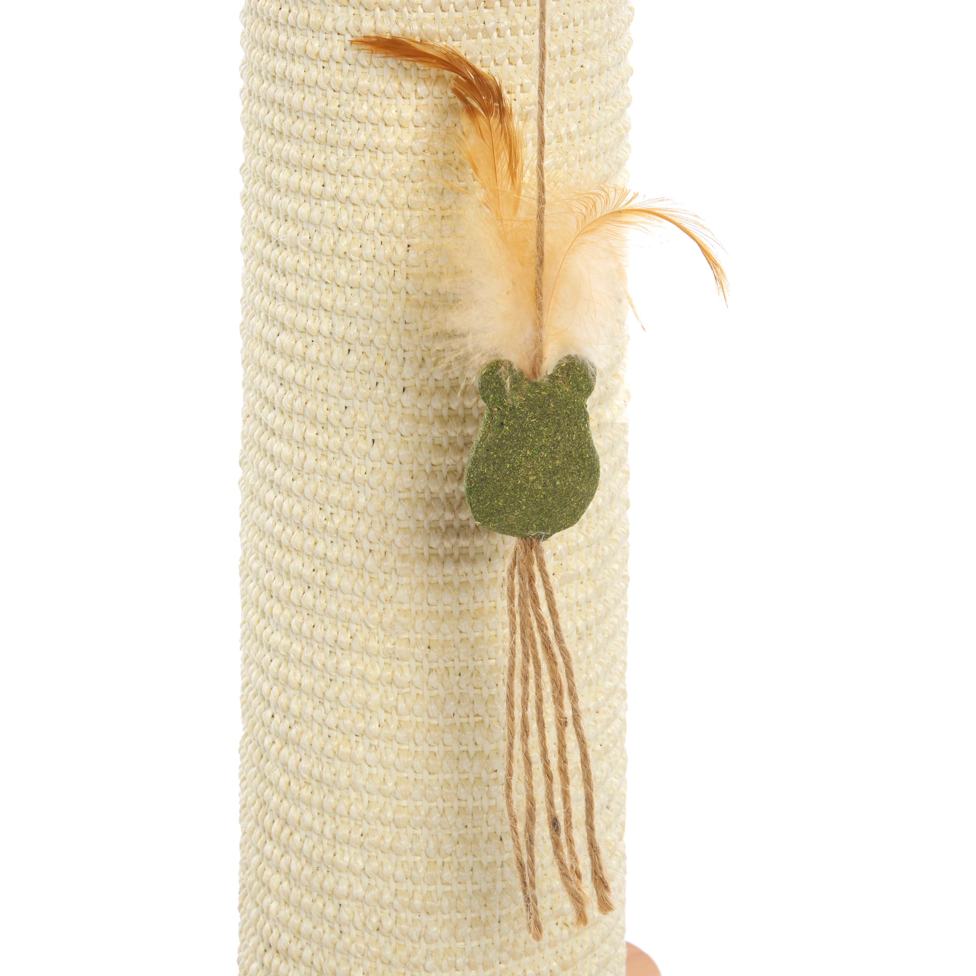 CAT SCRATCH TOY 561 SISAL NATURAL IVORY / W12" X L12'' X H21"