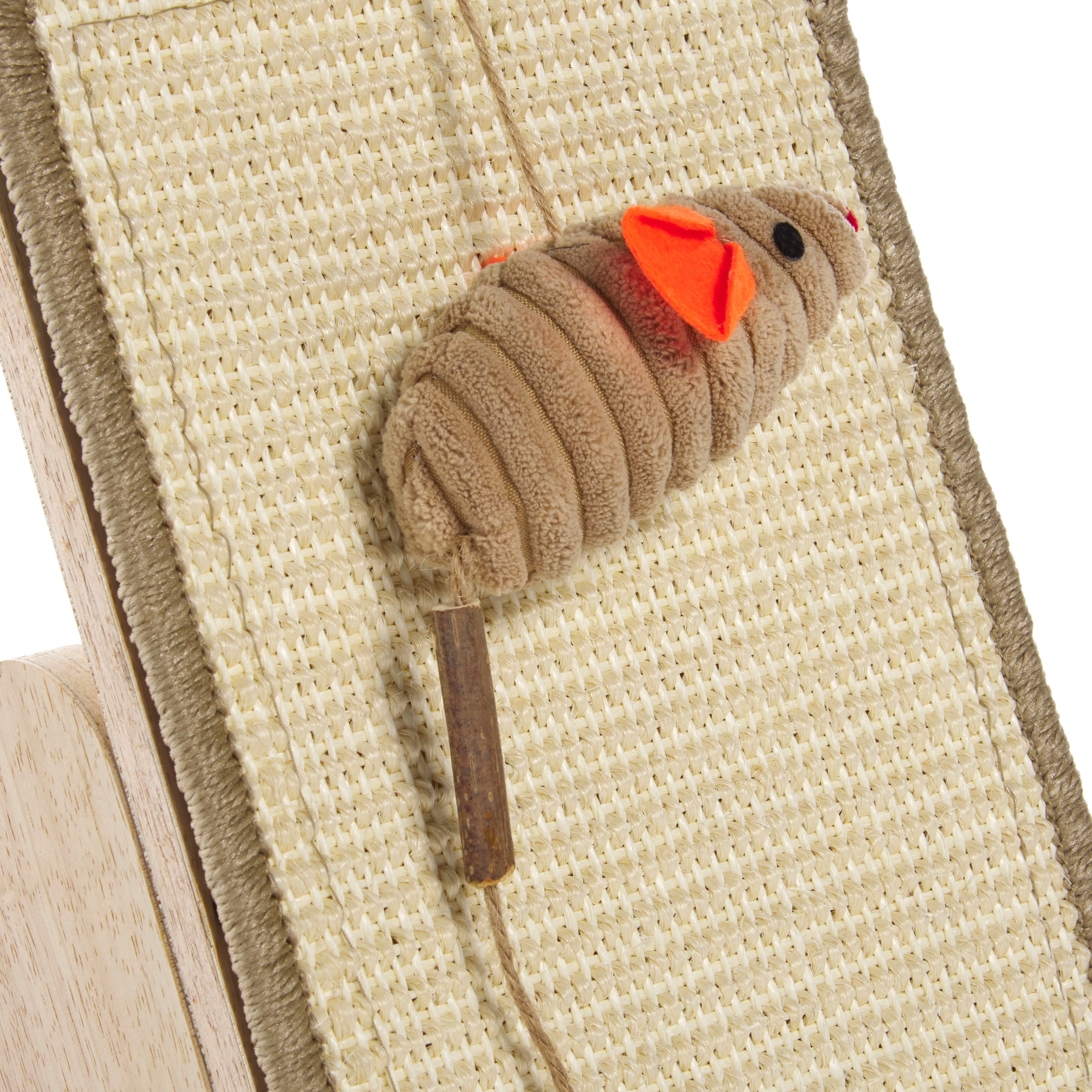 CAT SCRATCH TOY 571 SISAL NATURAL IVORY / W11" X L16" X H24''
