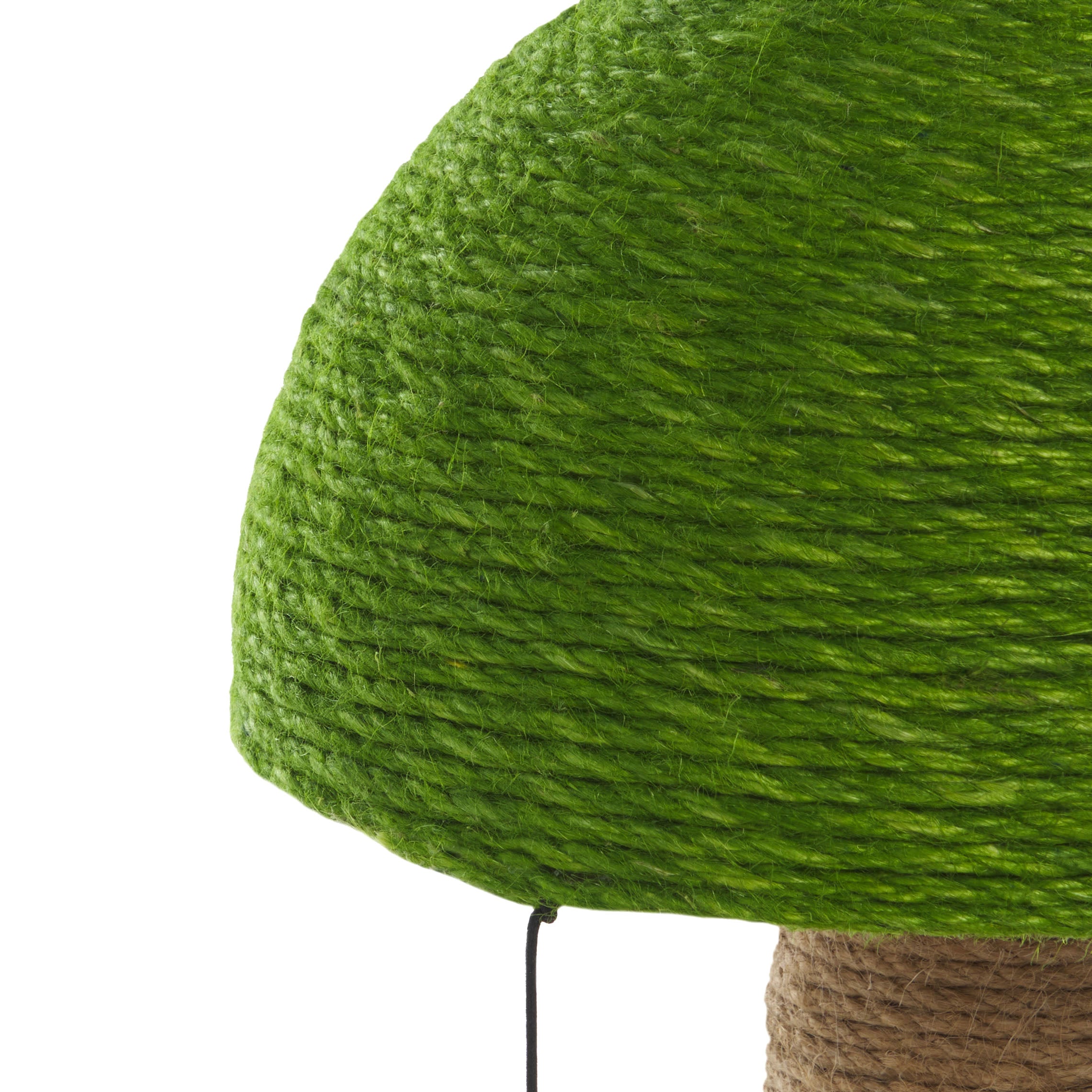 CAT SCRATCH TOY 900 JUTE TREE POST NATURAL GREEN W14" x L14" x H21"