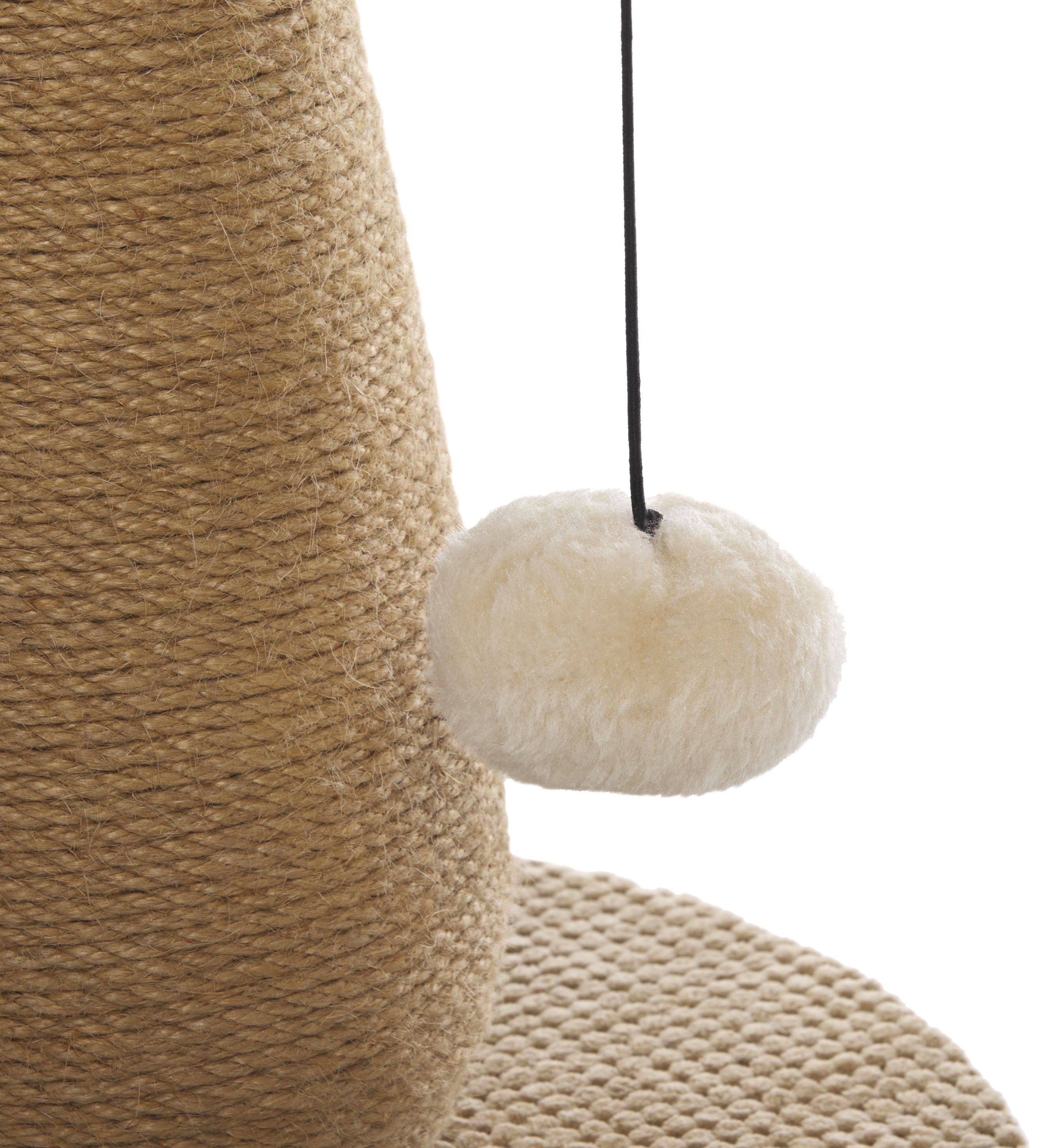 CAT SCRATCH TOY 900 JUTE TREE POST NATURAL GREEN W14" x L14" x H21"