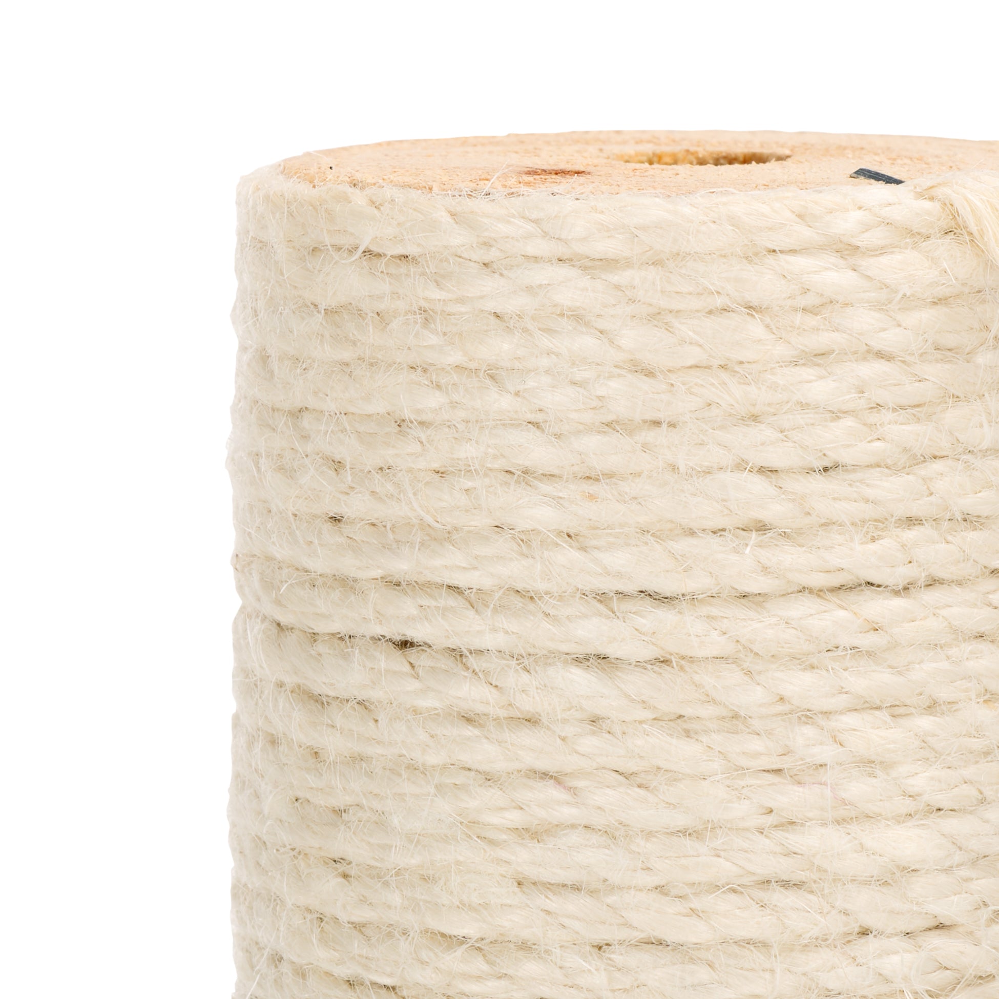 CAT SCRATCH TOY 900 JUTE SCRATCHING POST IVORY NATURAL W12" x L12" x H21"