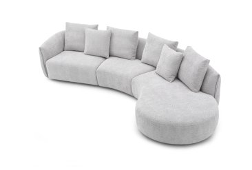 J&M Hamilton Fabric Sectional