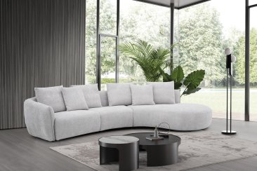 J&M Hamilton Fabric Sectional