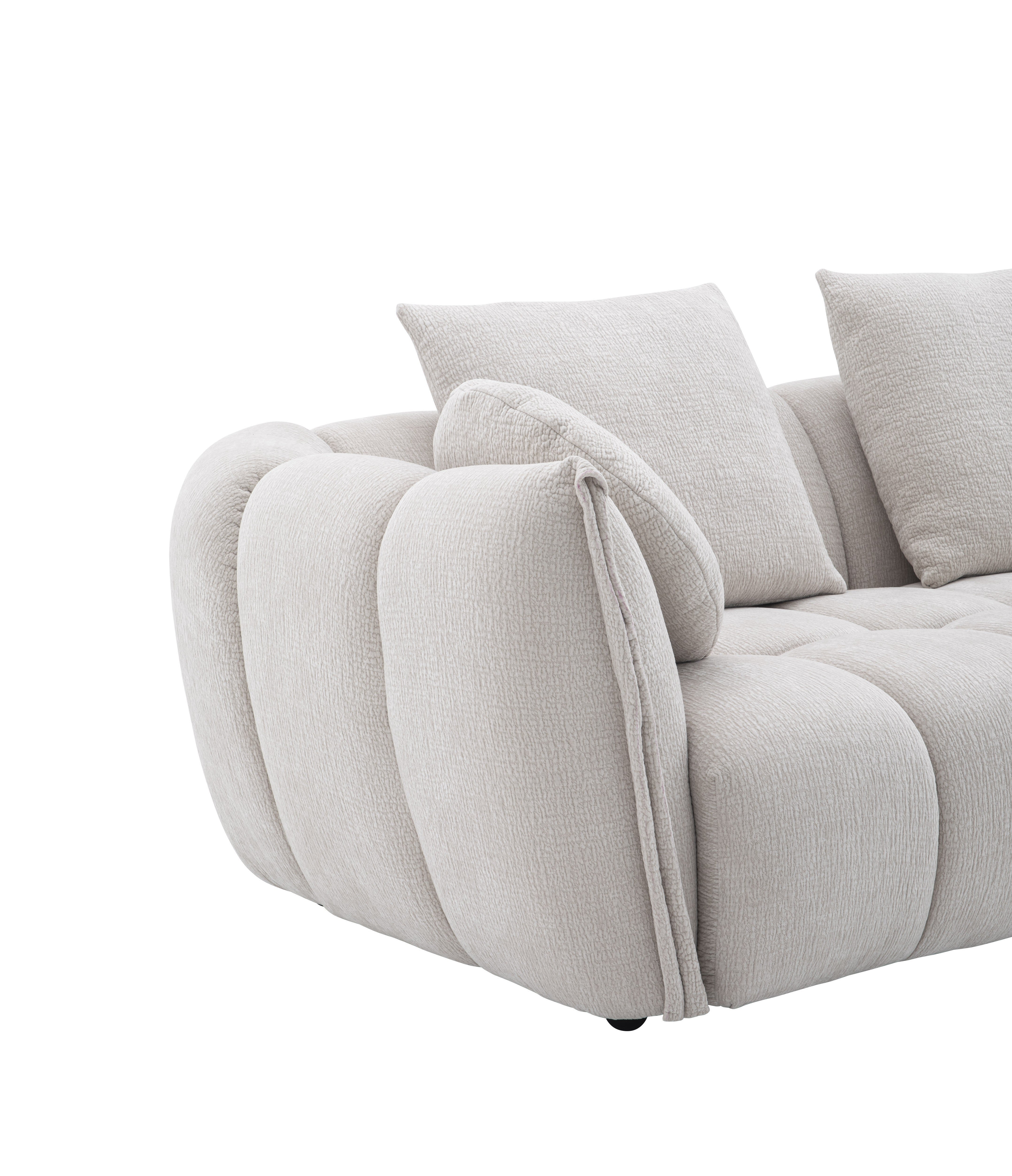 Lennox Modern Fabric Sofa