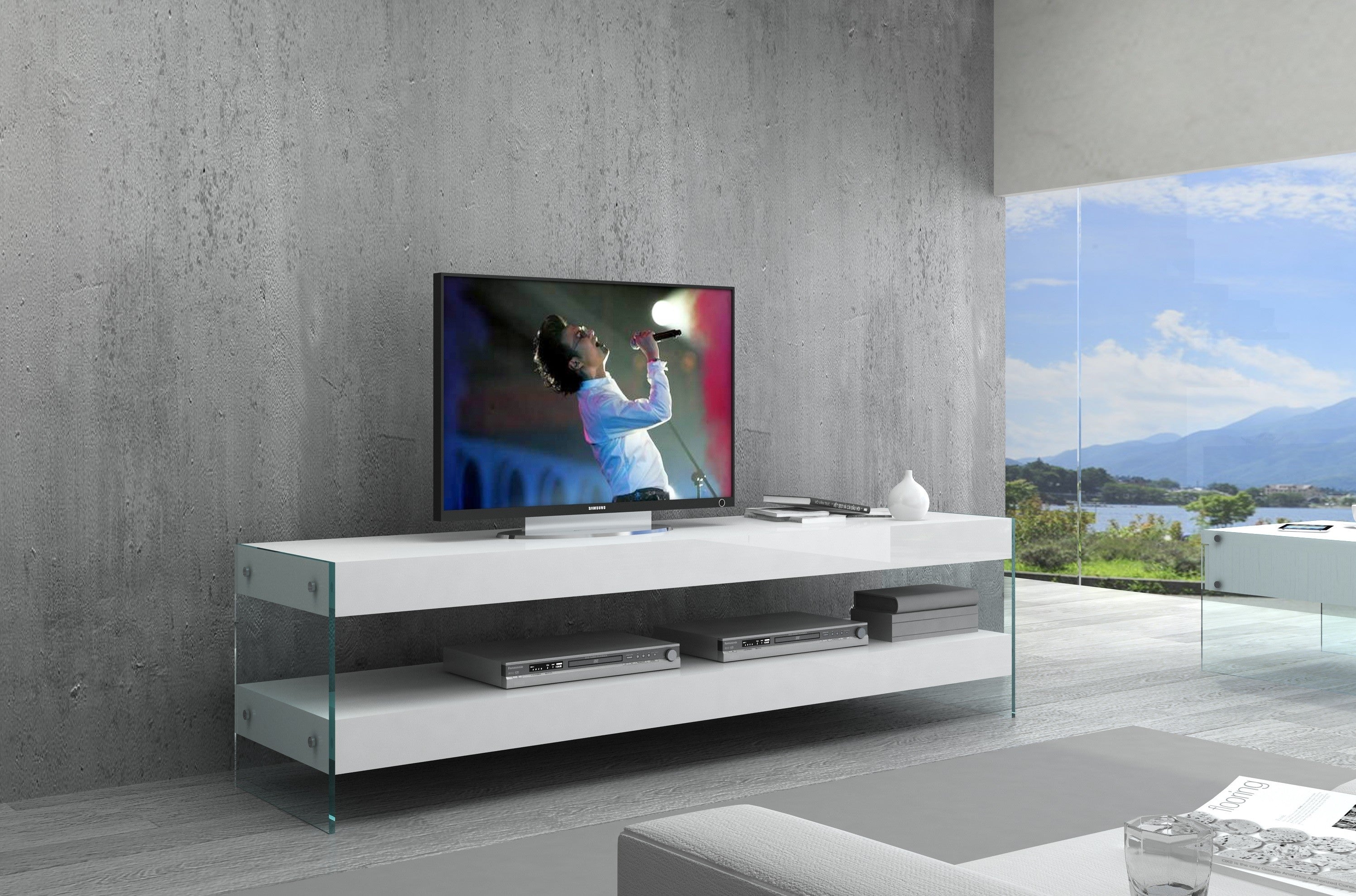 Cloud TV Base in High Gloss J&M
