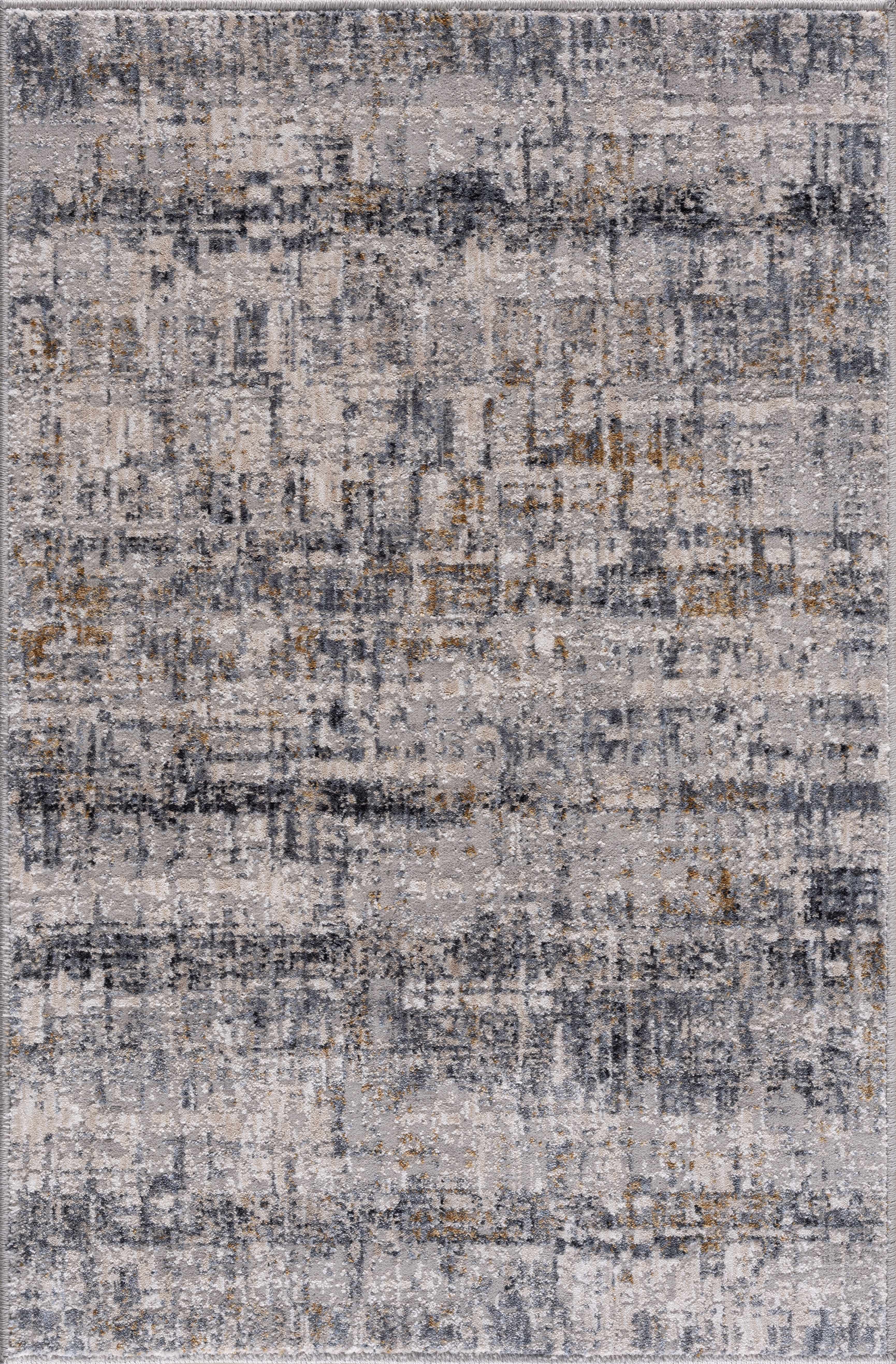 Hughesdale Distorted Lines Luxe Area Rug