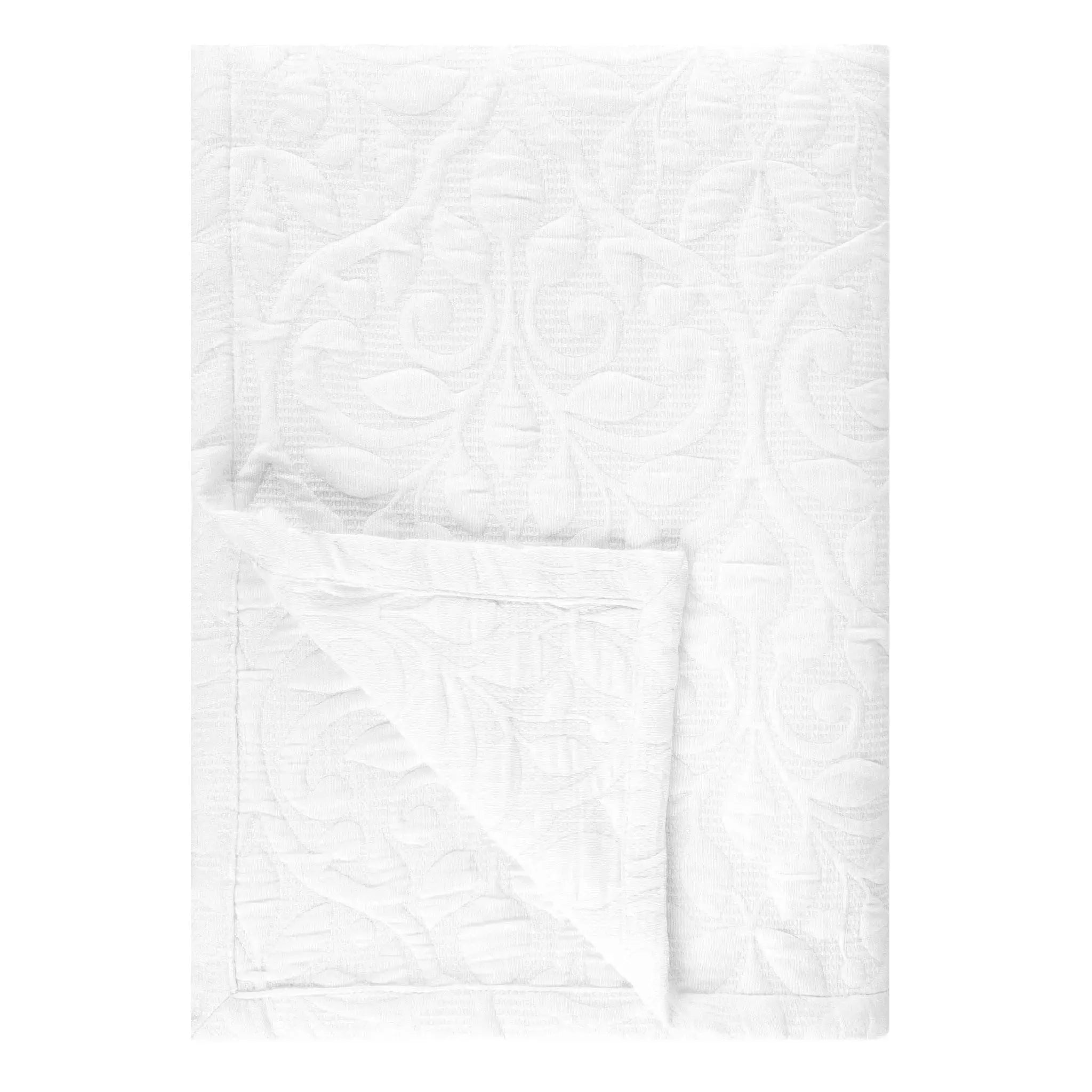 Vineyard Cotton Blend Medium Weight Matelasse Floral Scroll Coverlet - Coverlet by Superior Brand