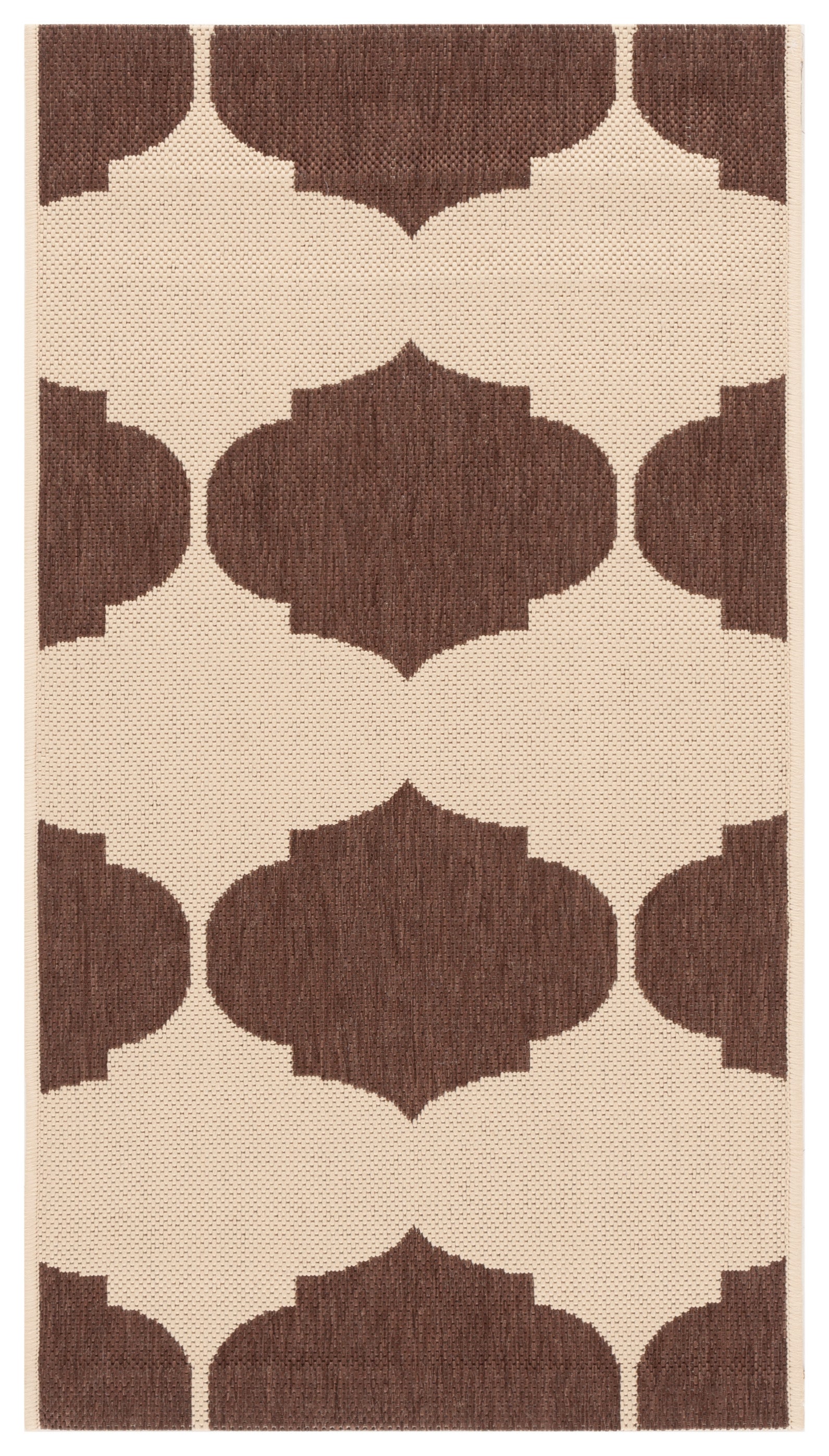COURTYARD 6162-402 BEIGE CHOCOLATE