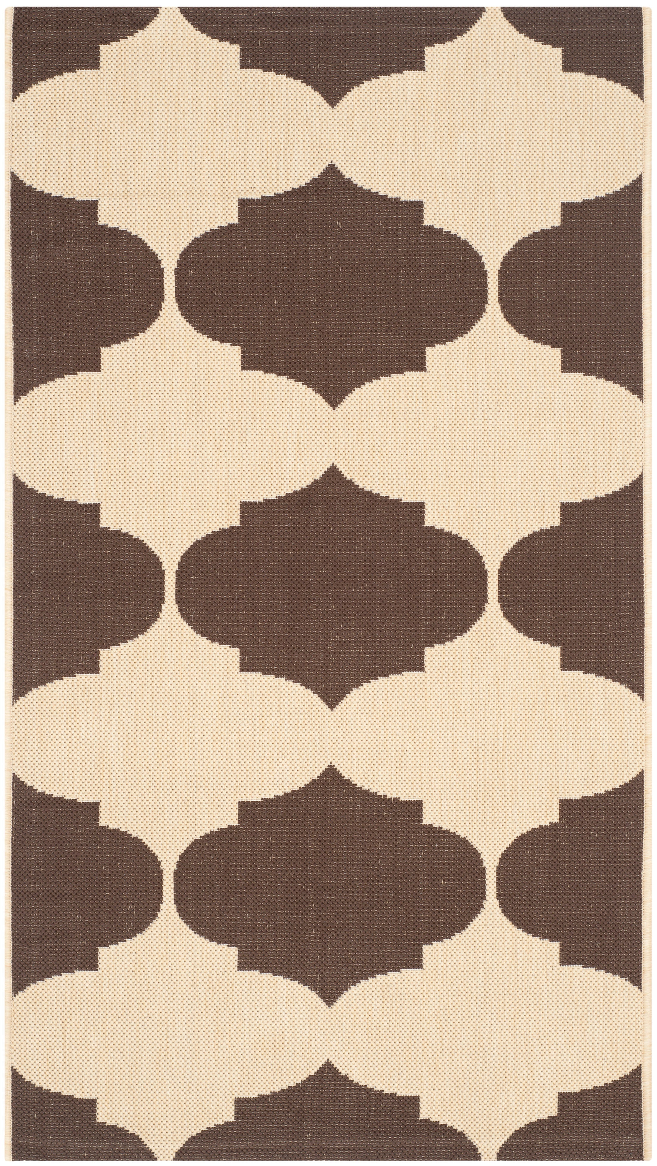 COURTYARD 6162-402 BEIGE CHOCOLATE