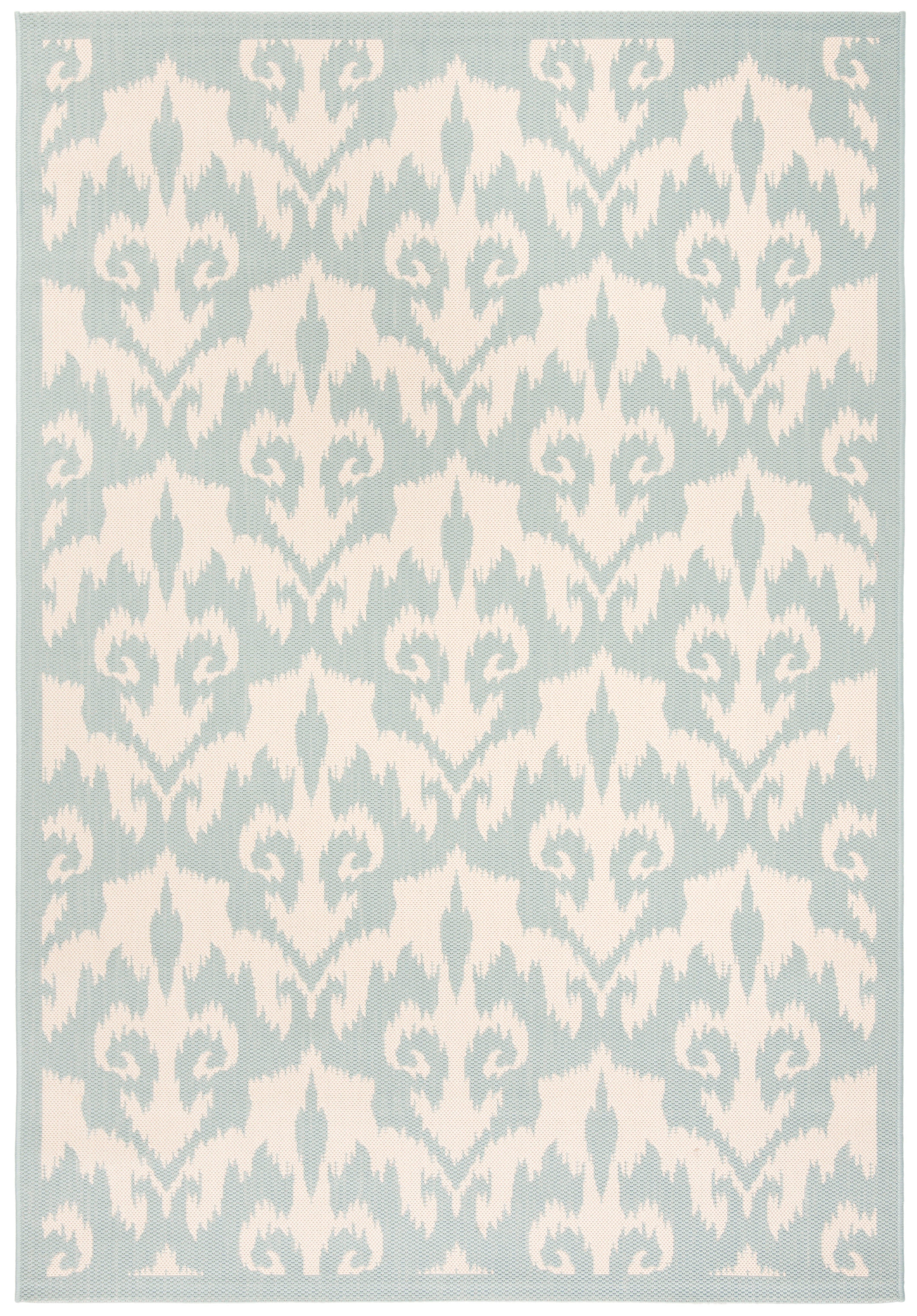 COURTYARD 6198-213 AQUA BEIGE