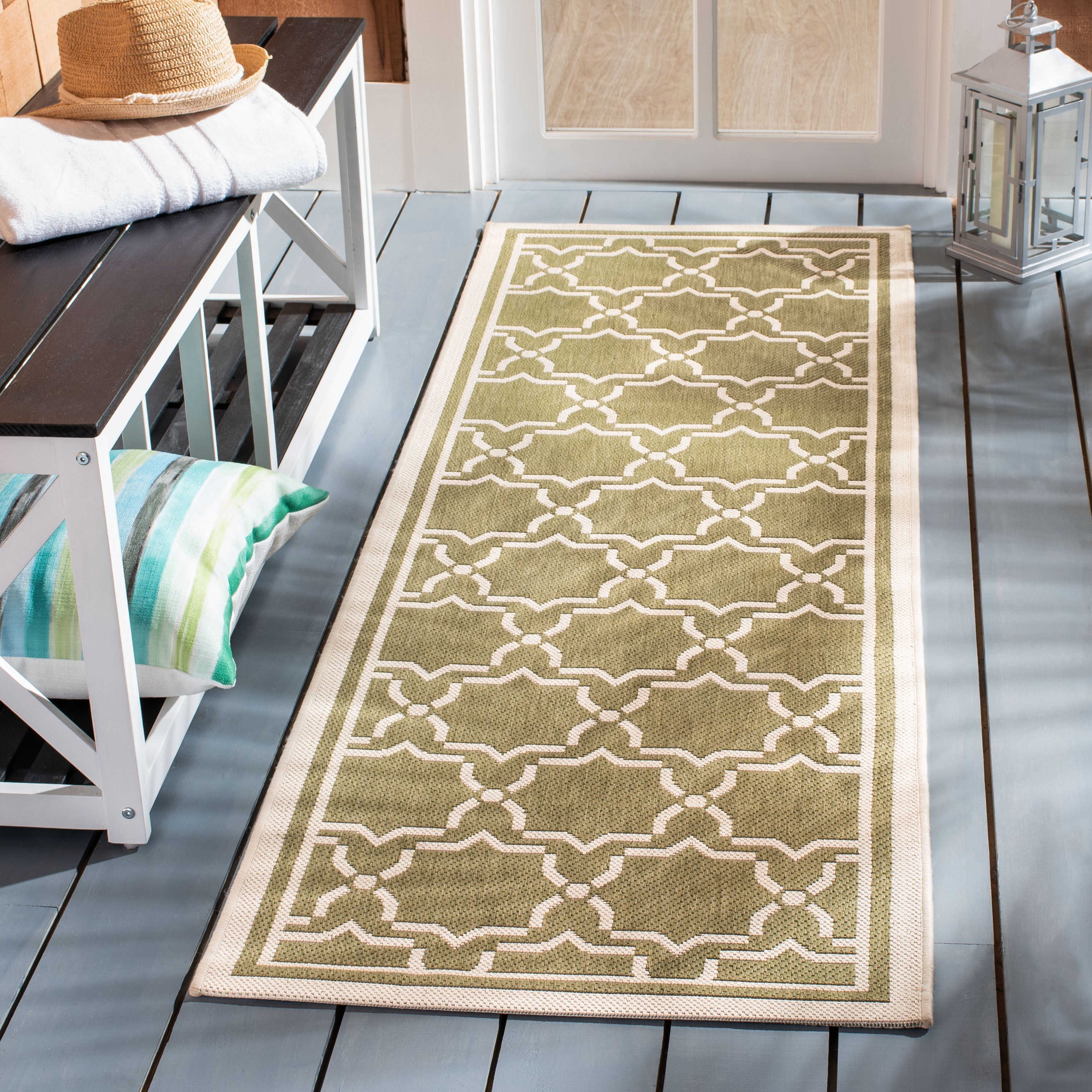 CY6916 COURTYARD GREEN BEIGE