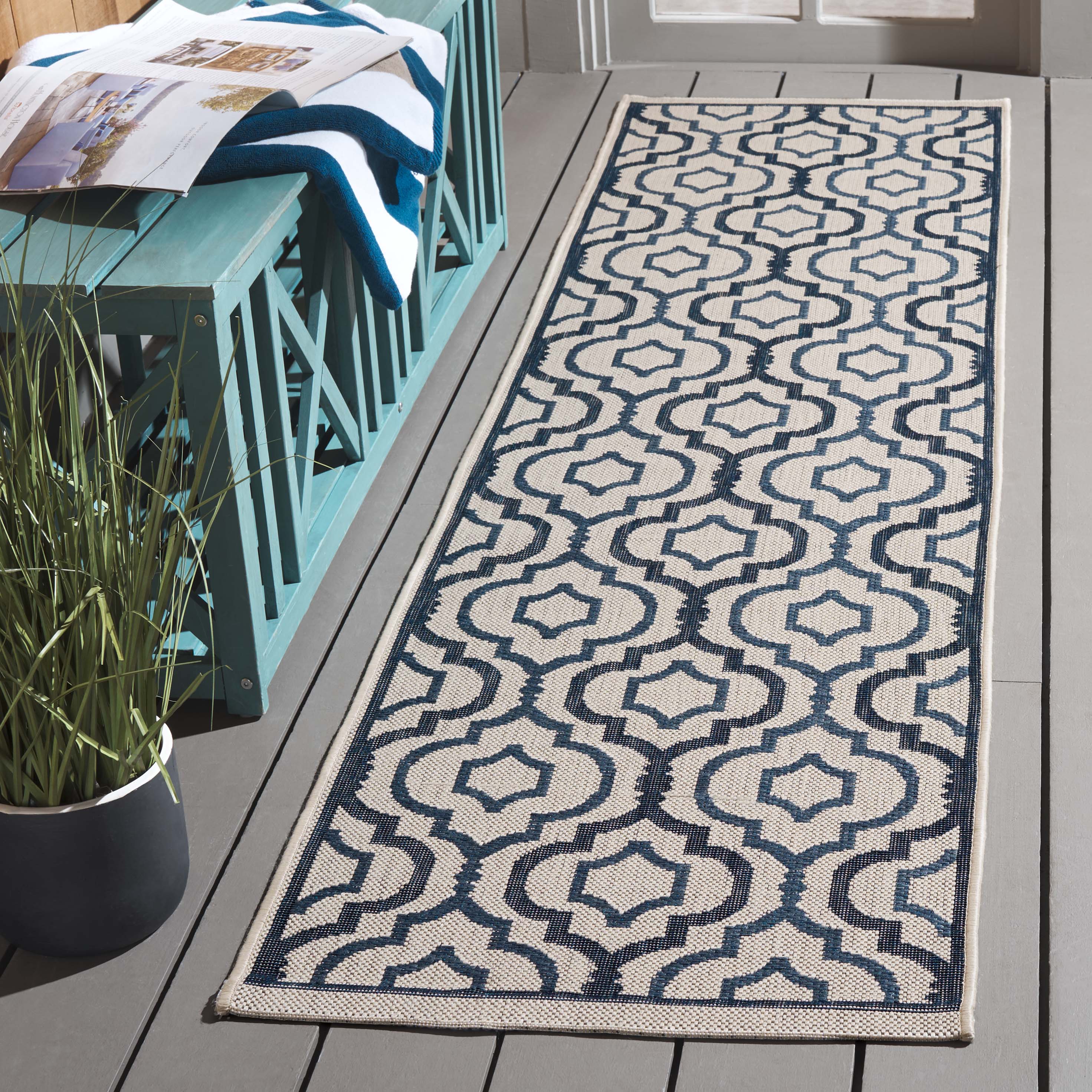 COURTYARD 7938-23621 ANTHRACITE BEIGE W/ AQUA WEFT
