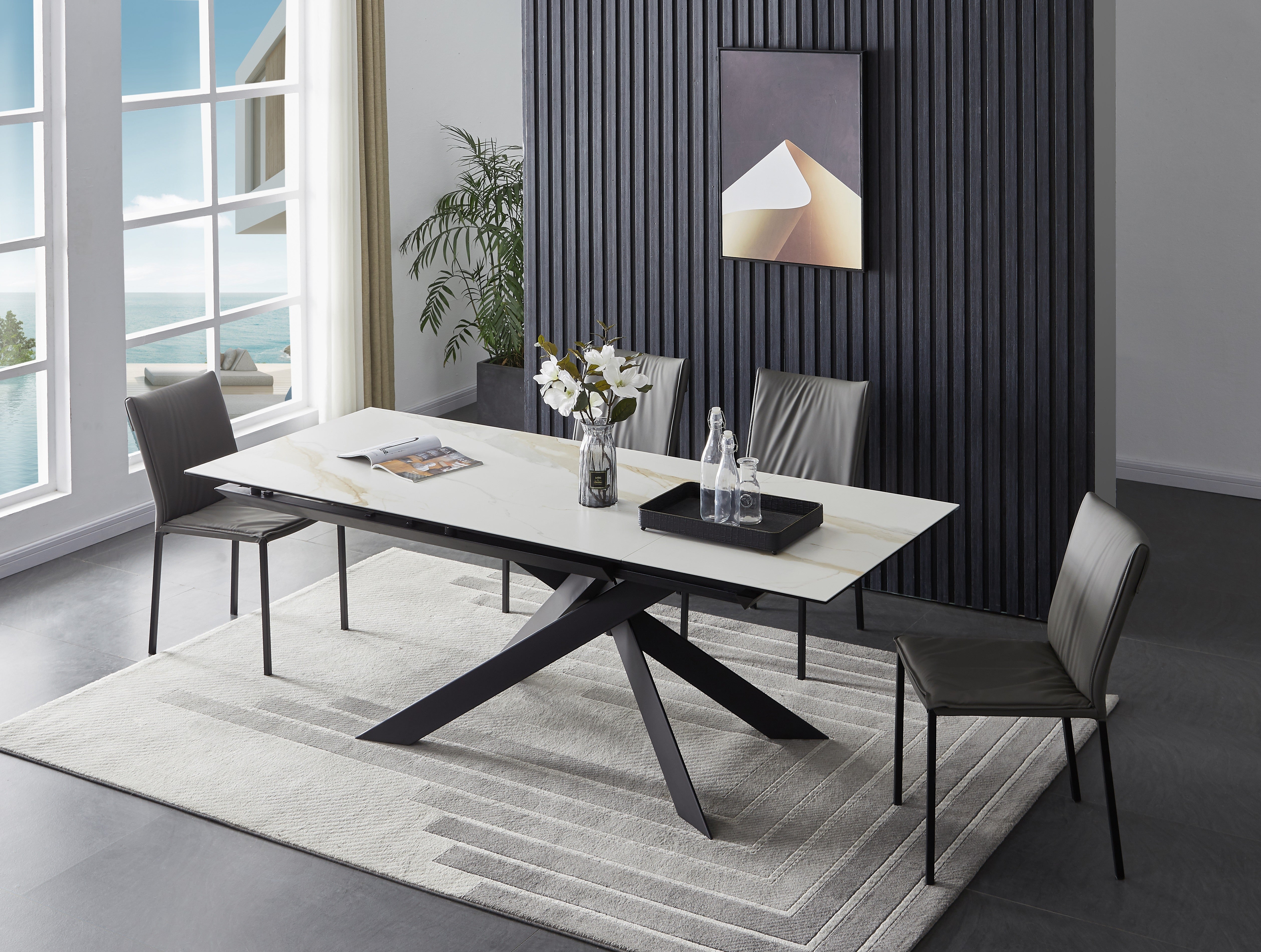 Calcutta Extension Dining Table J&M