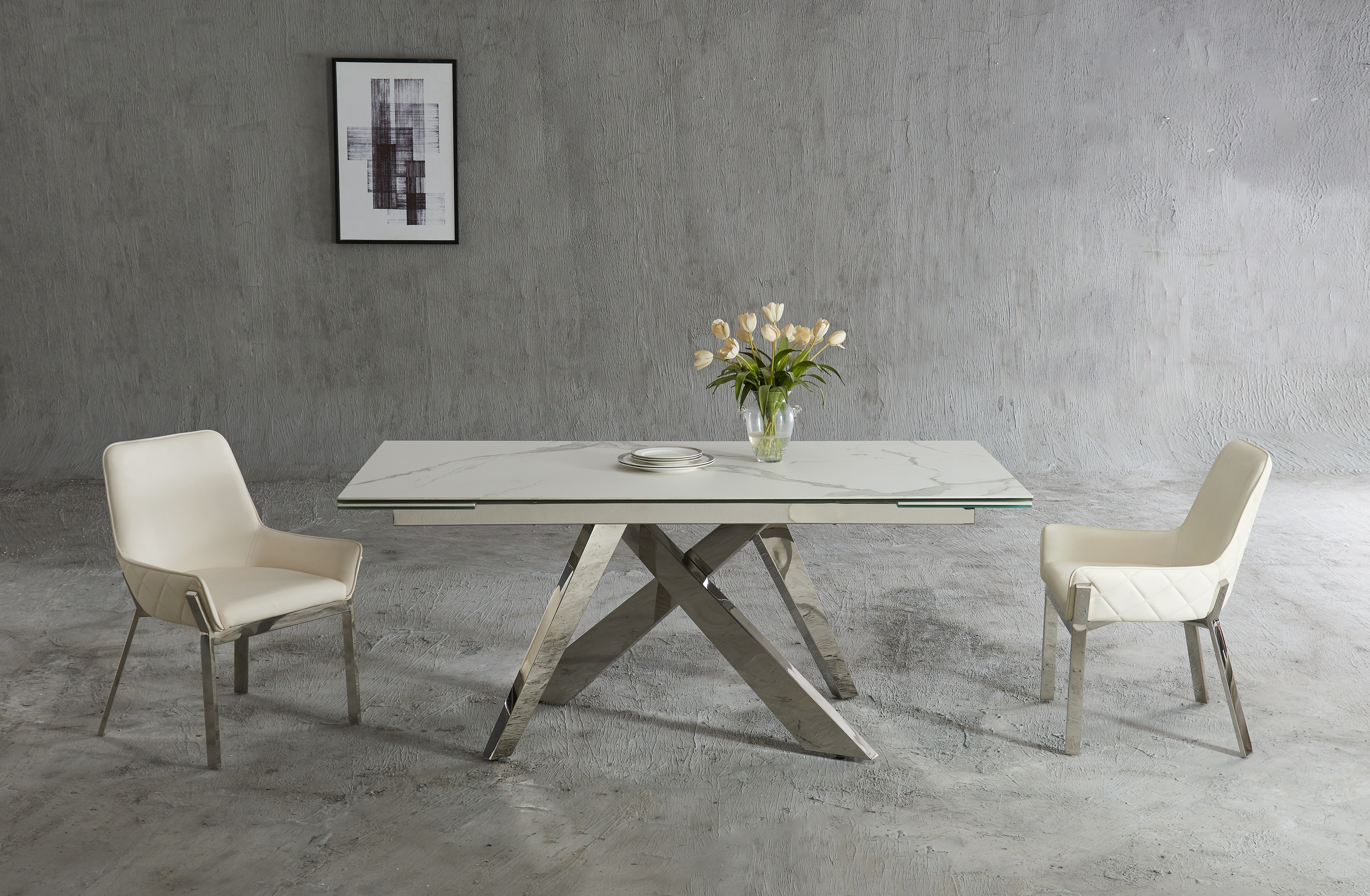 Carrara Extension Dining Table J&M