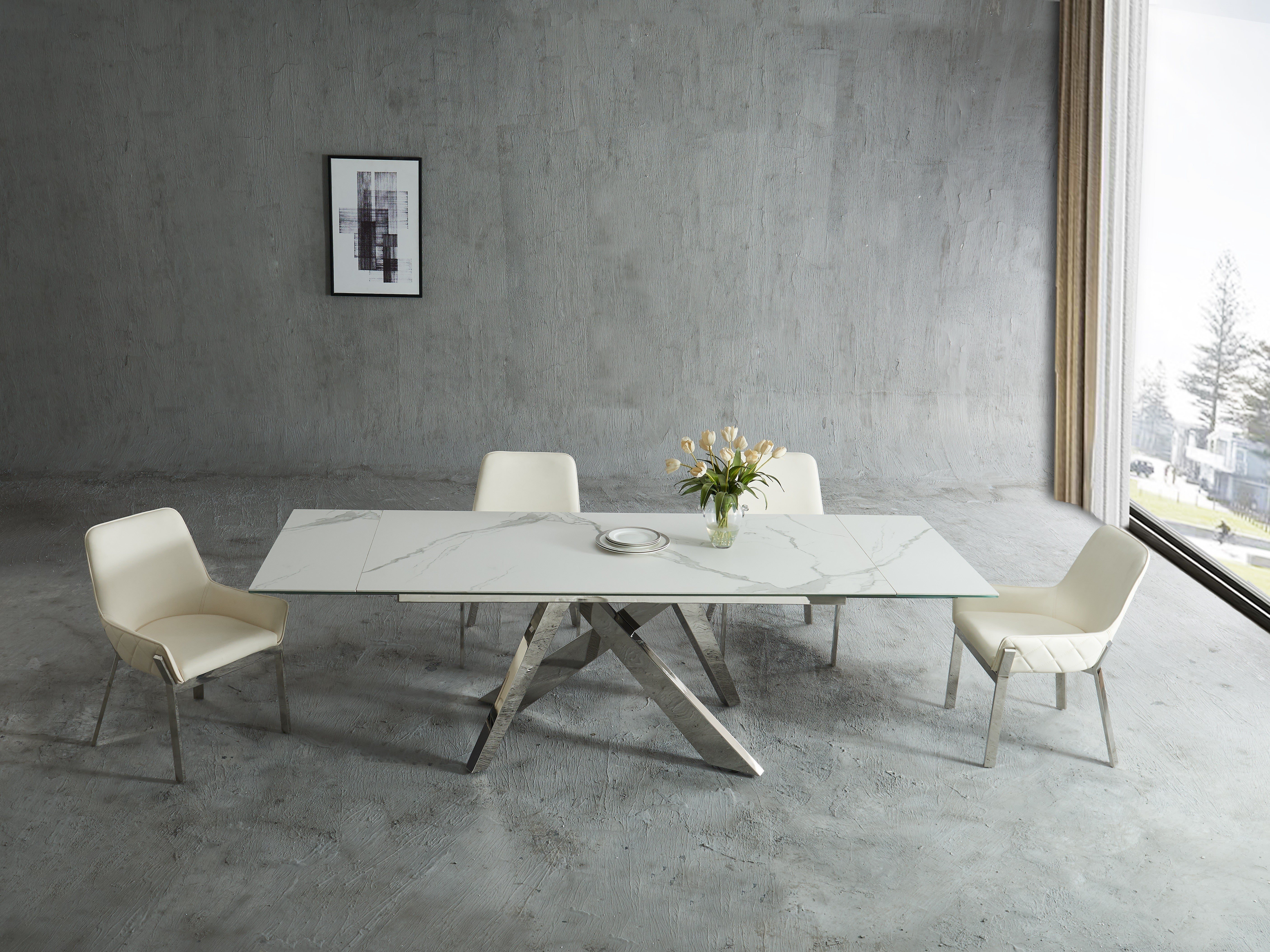 Carrara Extension Dining Table J&M
