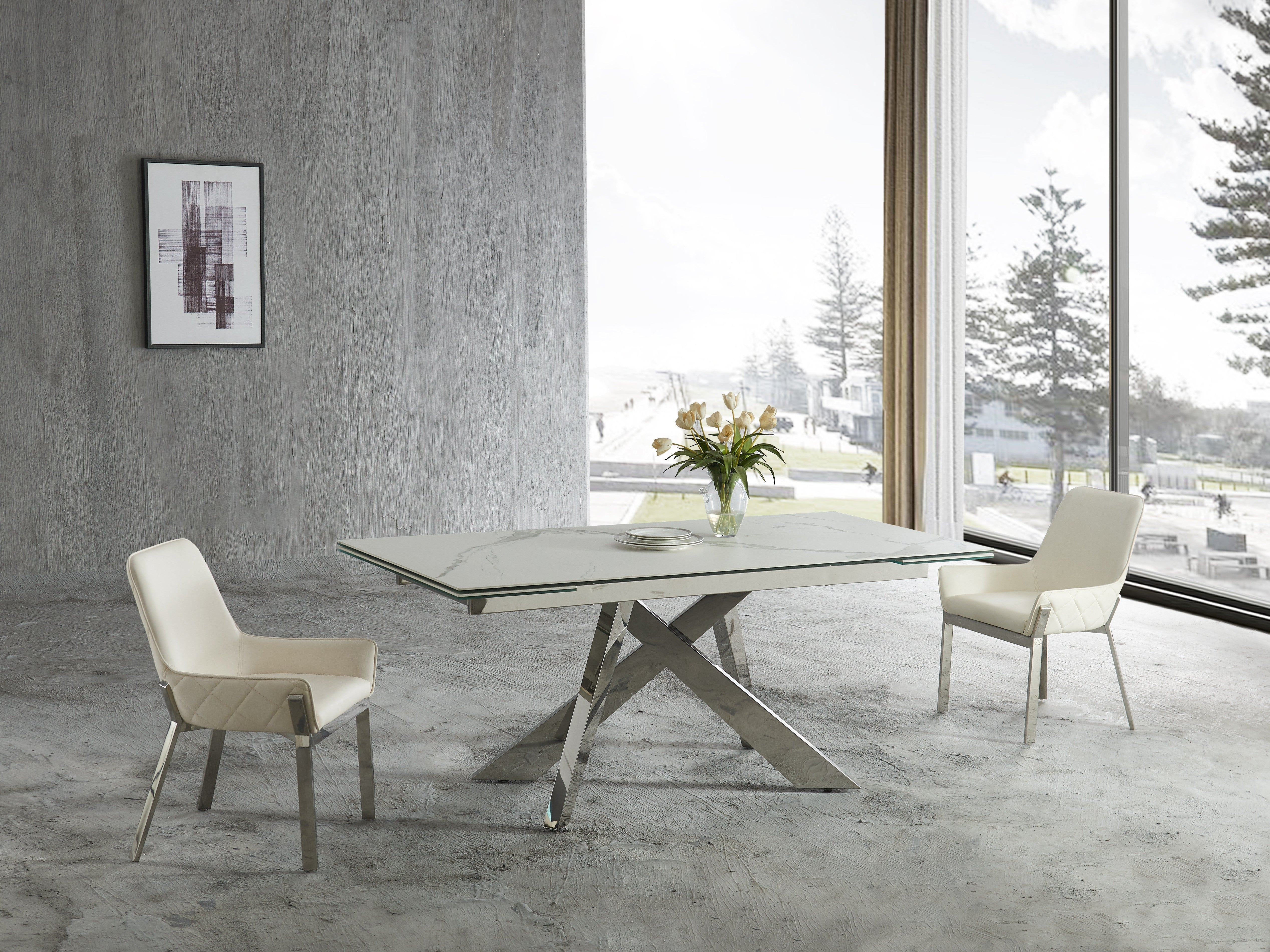 Carrara Extension Dining Table J&M