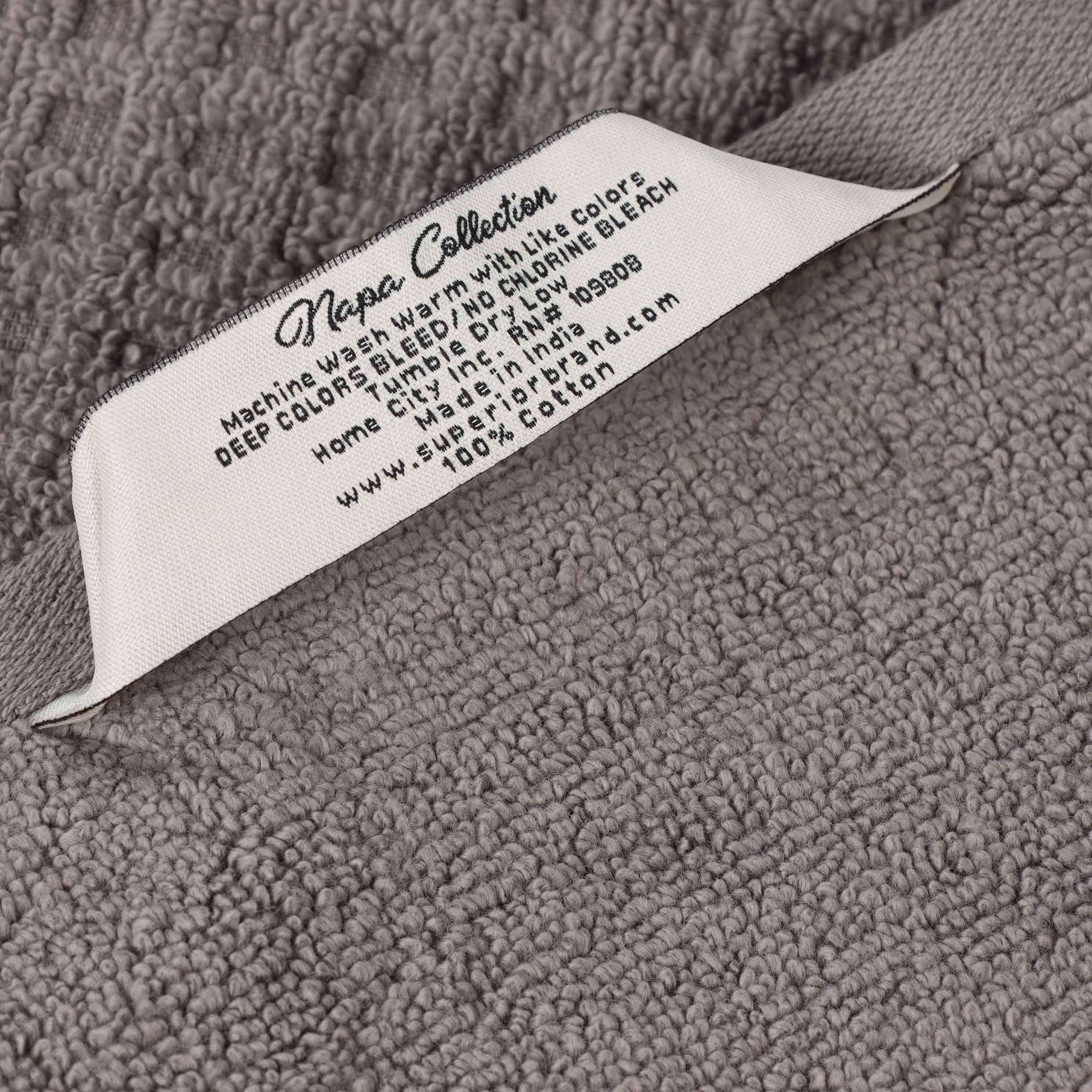 Napa Zero Twist Cotton Solid Waffle Honeycomb Bath Towel Set of 3 - Bath Towel by Superior Brand