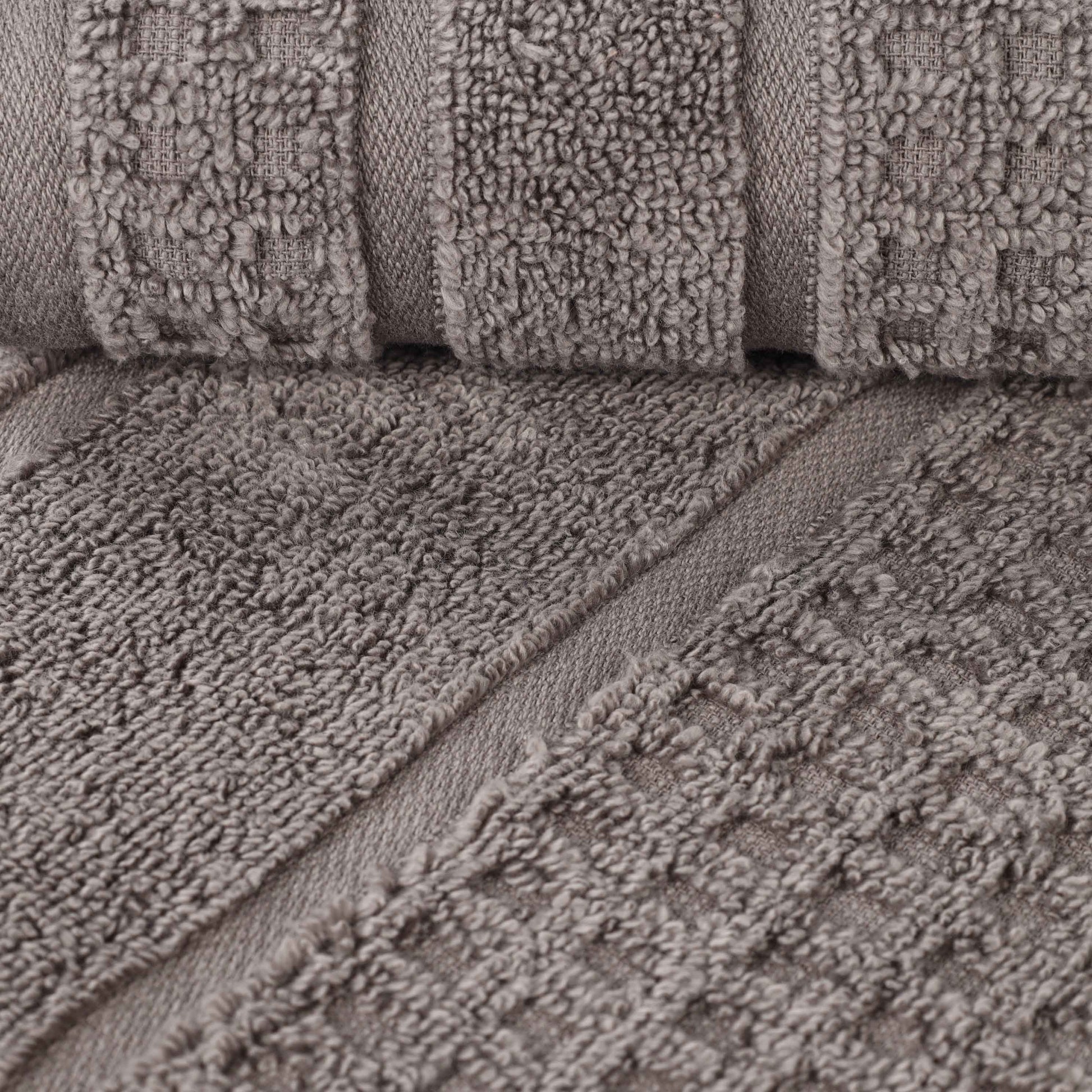 Napa Zero Twist Cotton Solid Waffle Honeycomb Bath Towel Set of 3 - Bath Towel by Superior Brand