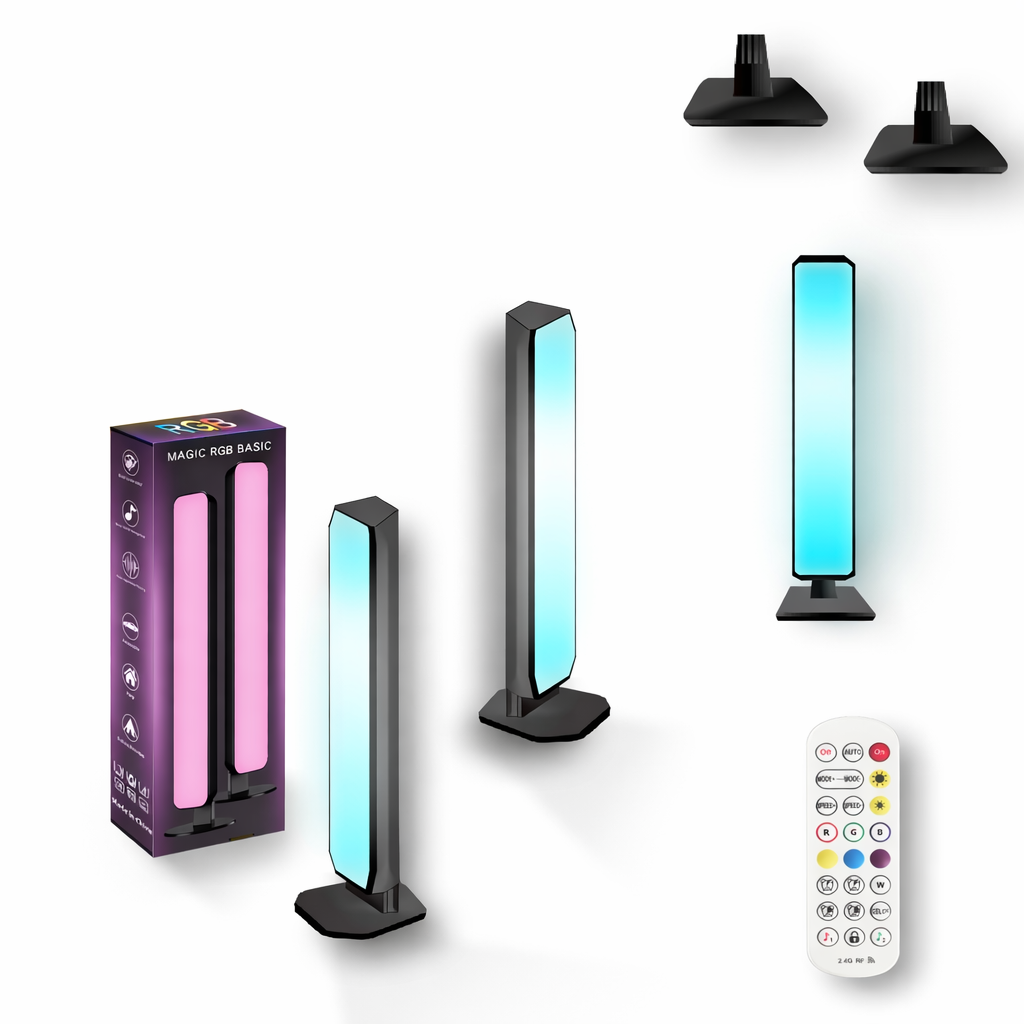 Smart RGB Atmosphere Light App Control Music Sync Lamp for Car TV Gaming Desk