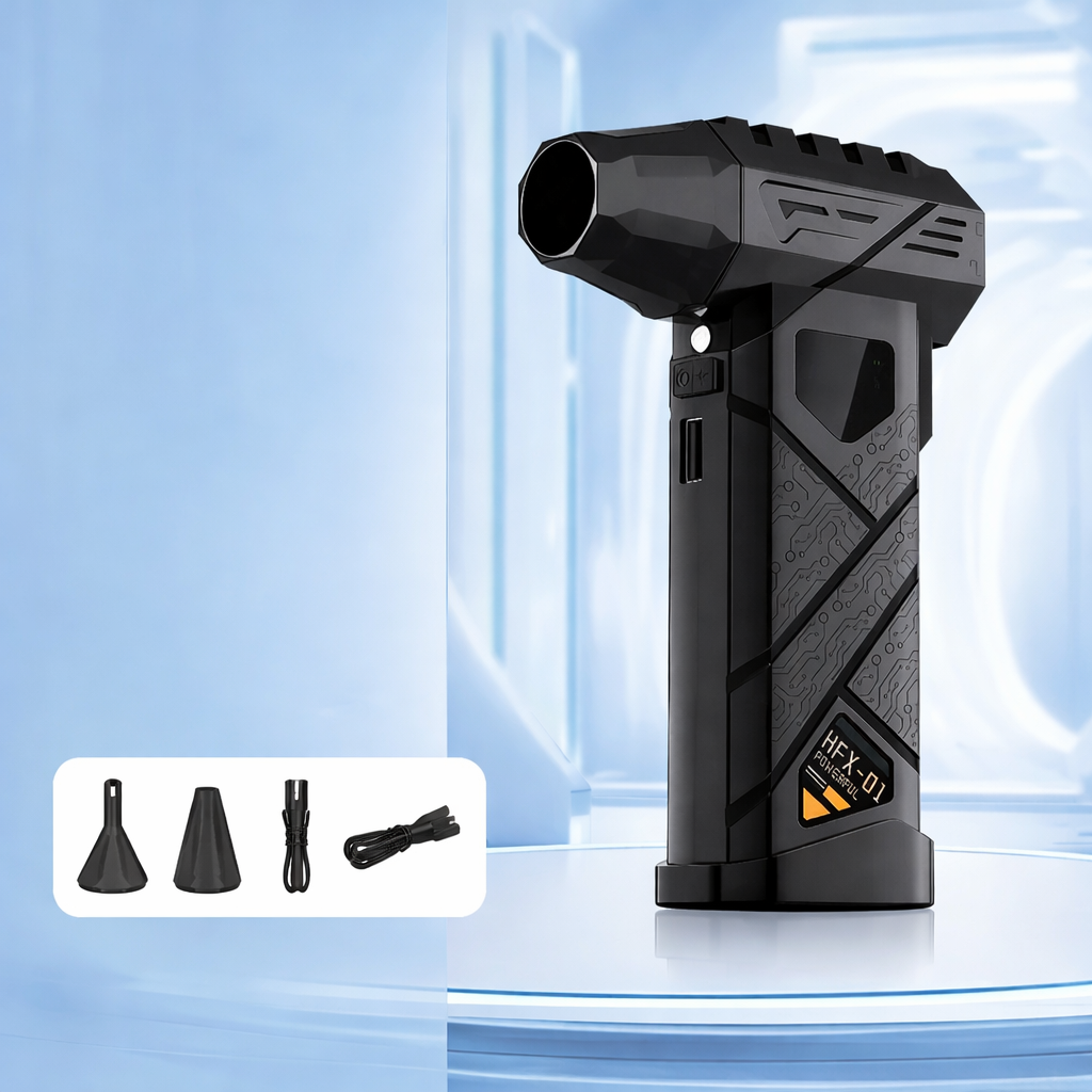 Wireless Air Blower – HFX-01 Turbo Compressed Duster with Strong Airflow & Power Bank
