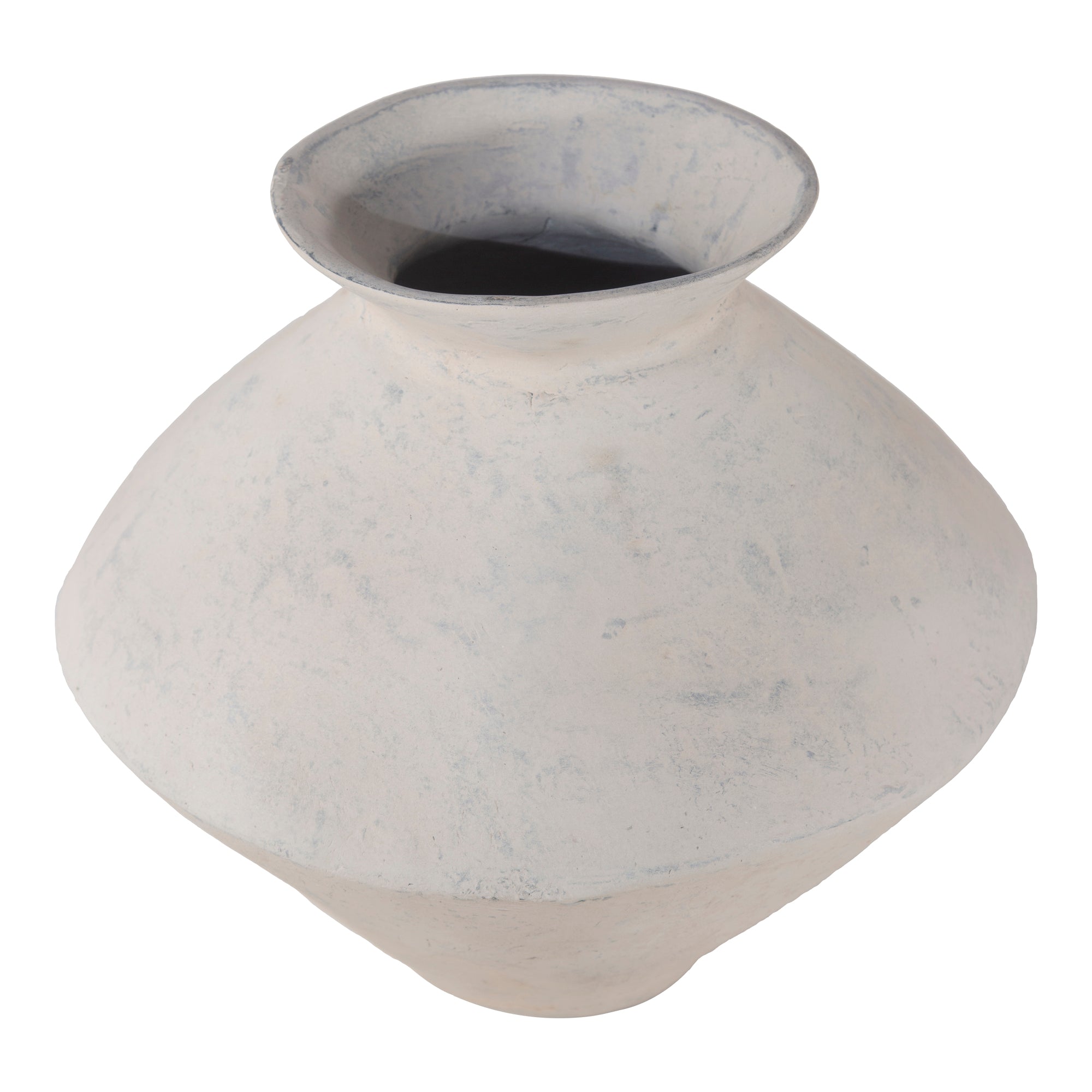Raja Medium Decorative Vessel White - Moes Home
