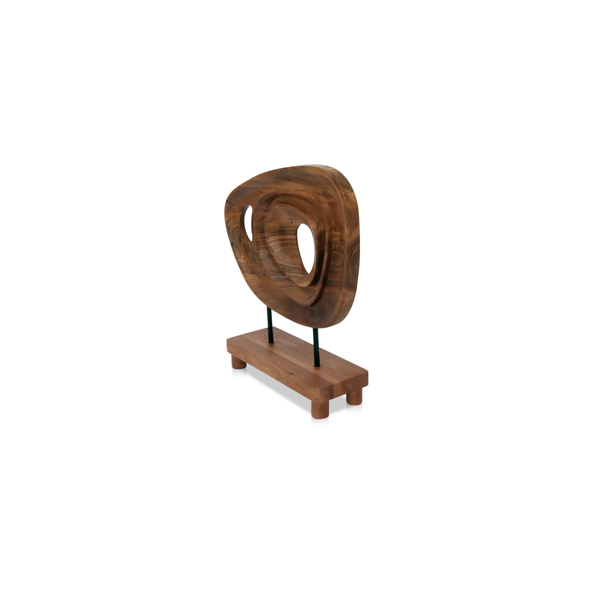 Saddler Sculpture Natural Acacia - Moes Home