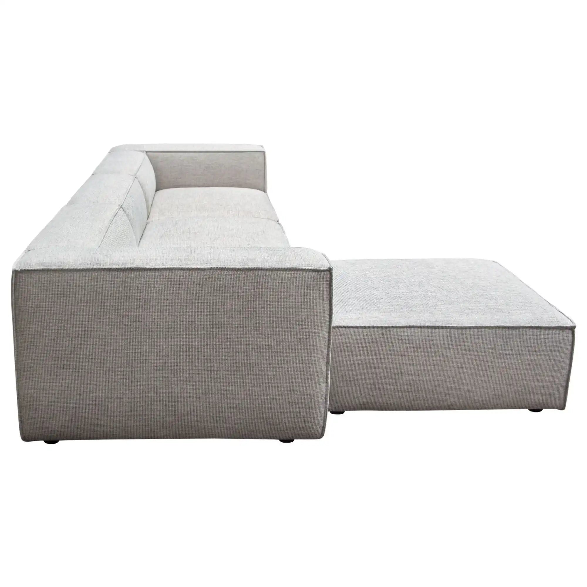 Vice Reversible 4 Piece Sectional – Barley Fabric