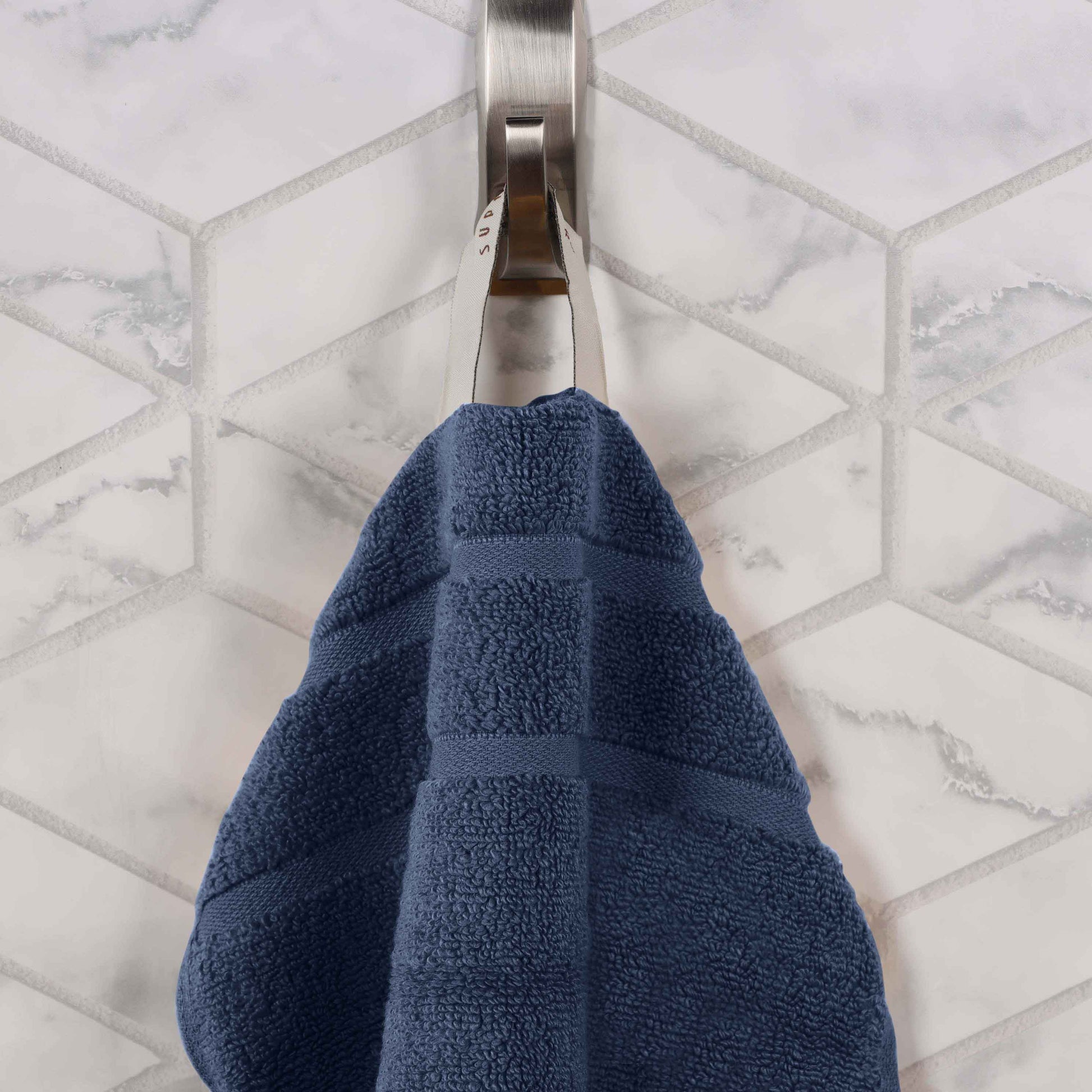 Napa Zero Twist Cotton Solid Waffle Honeycomb Bath Towel Set of 3 - Bath Towel by Superior Brand
