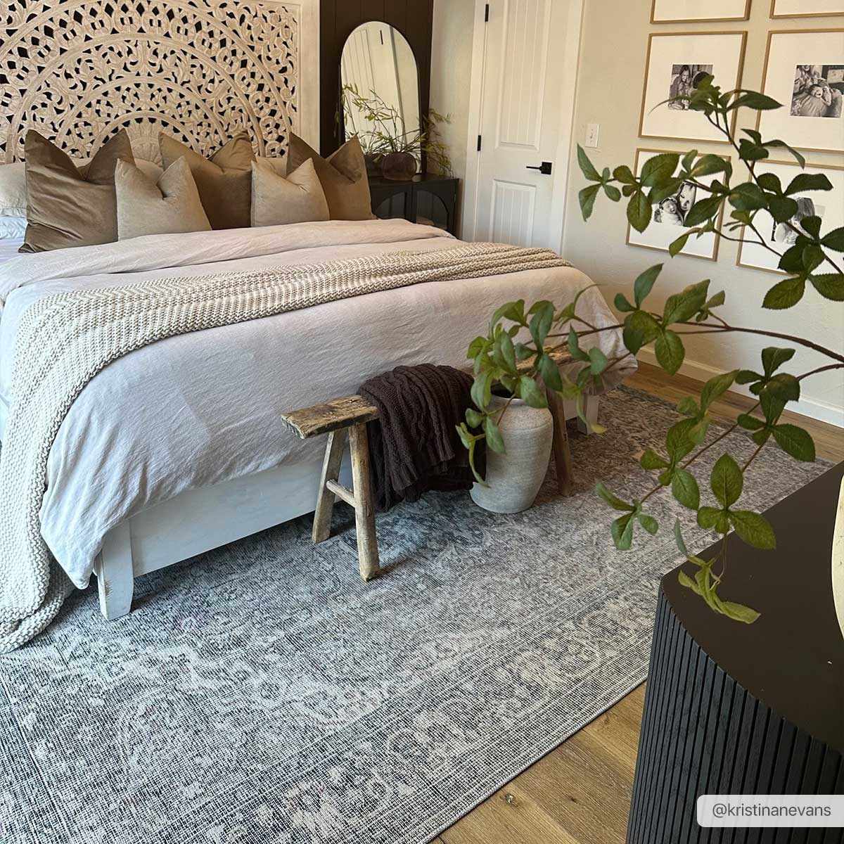 Greenpoint Dusty Blue Washable Rug