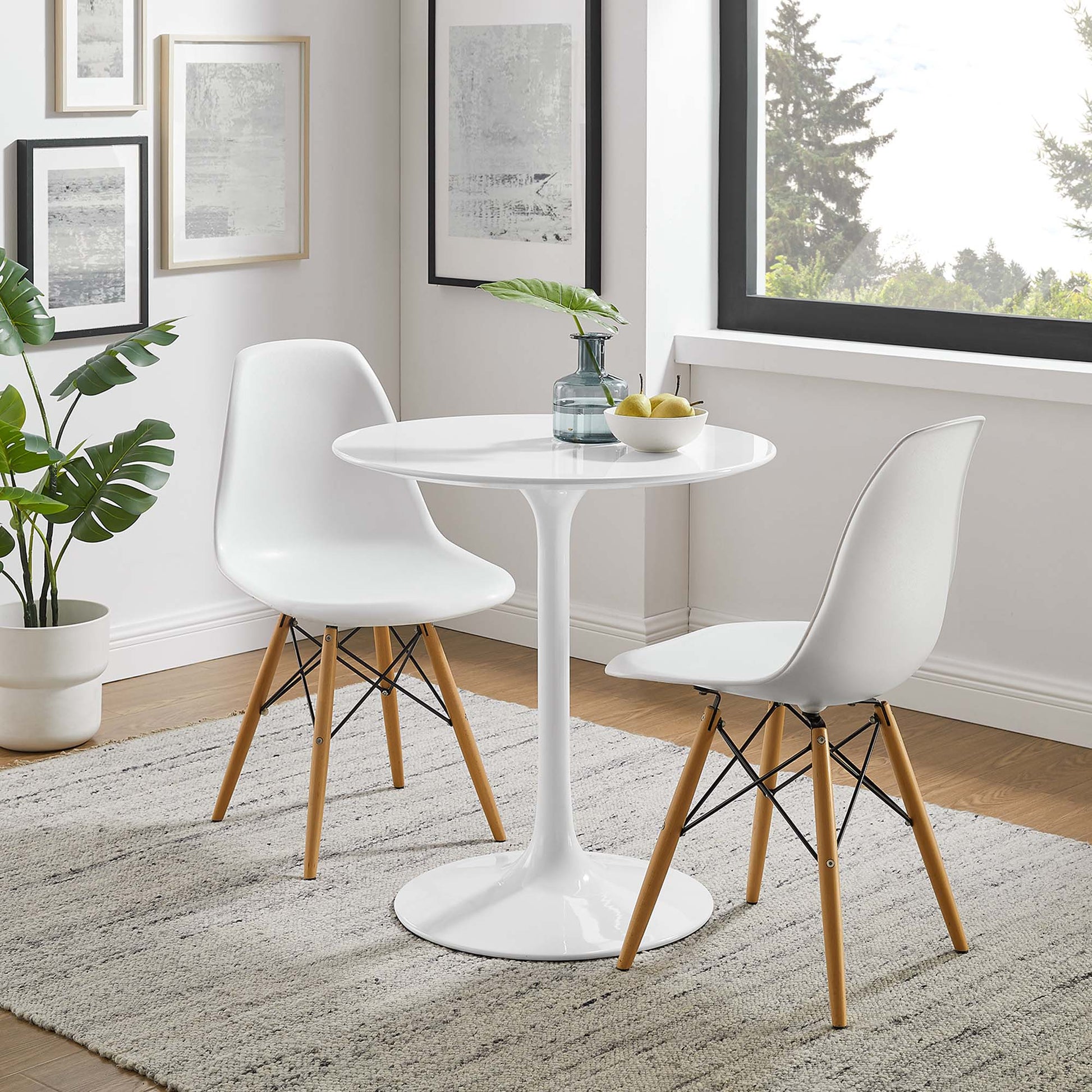 Lippa 28" Round Wood Dining Table by Modway - Best Buy Furniture