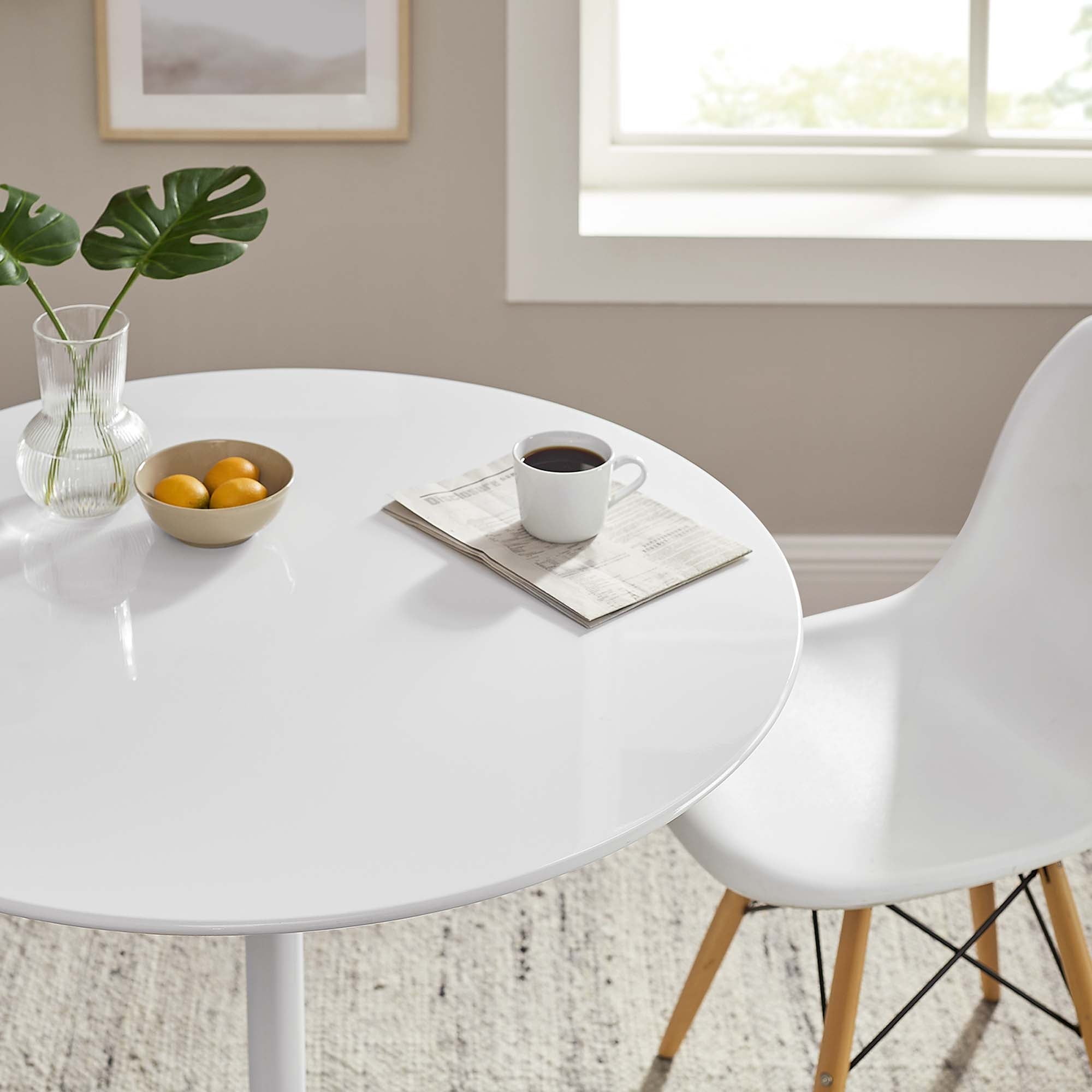 Lippa 36" Round Wood Dining Table by Modway - Best Buy Furniture