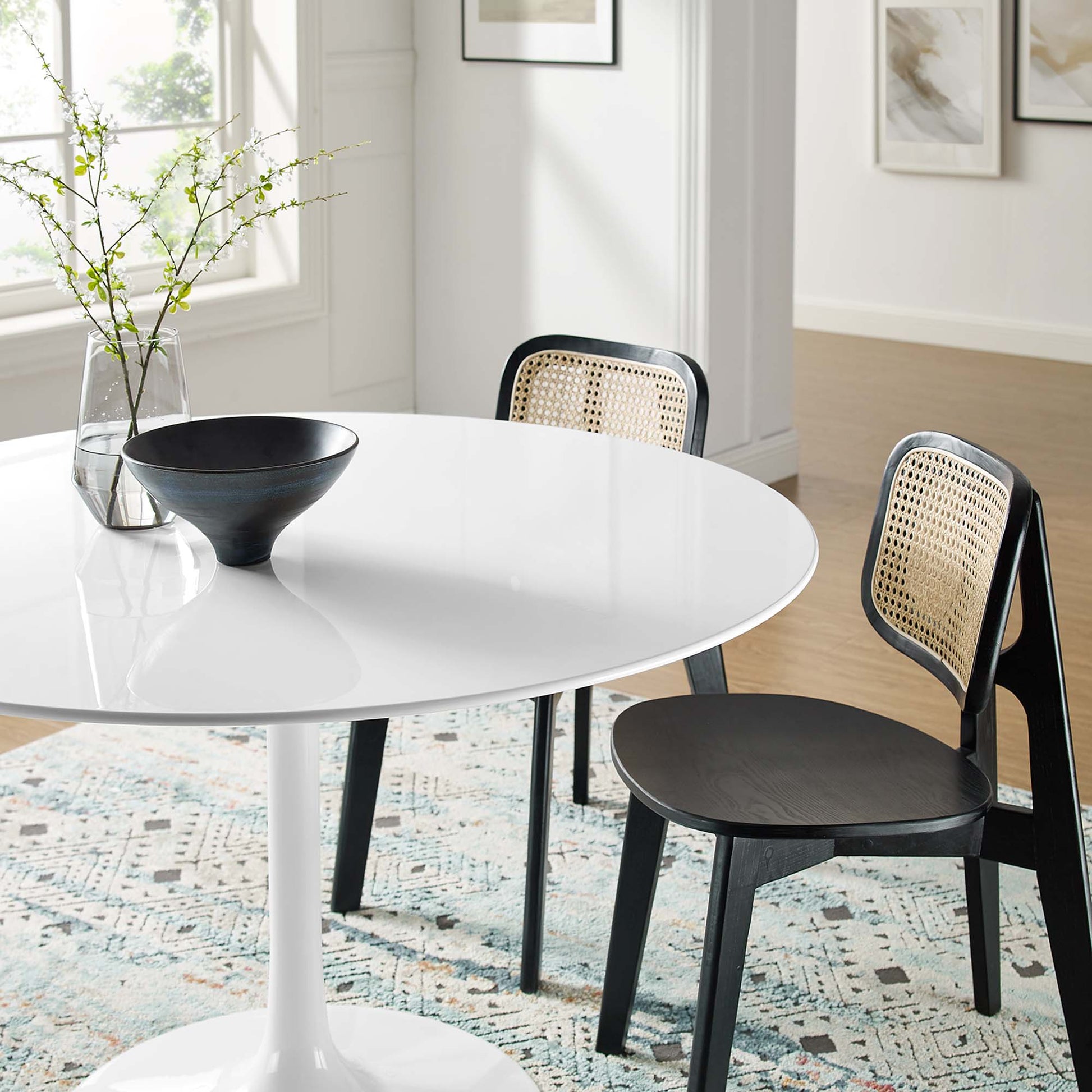 Lippa 48" Round Wood Dining Table by Modway - Best Buy Furniture
