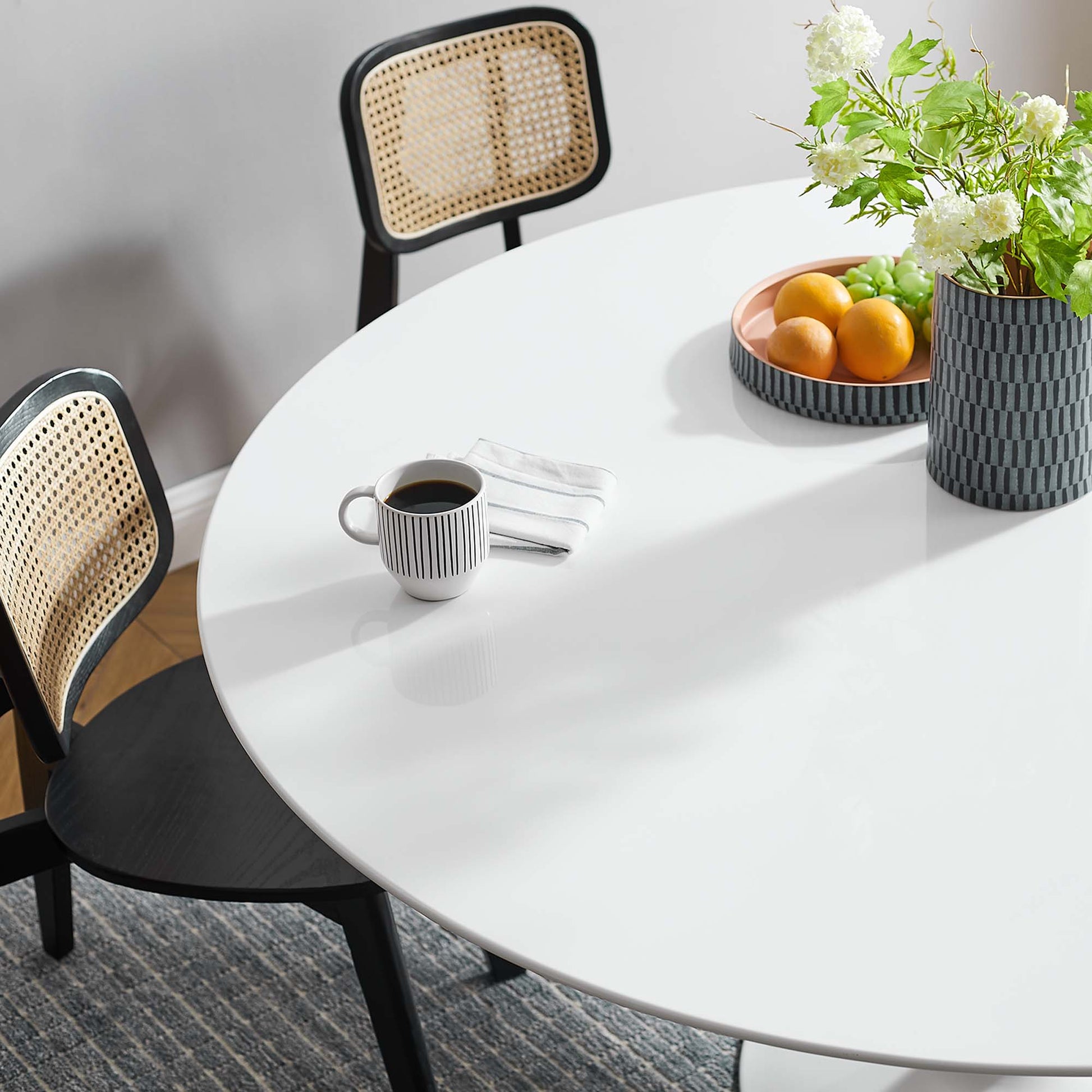Lippa 60" Round Wood Dining Table by Modway - Best Buy Furniture