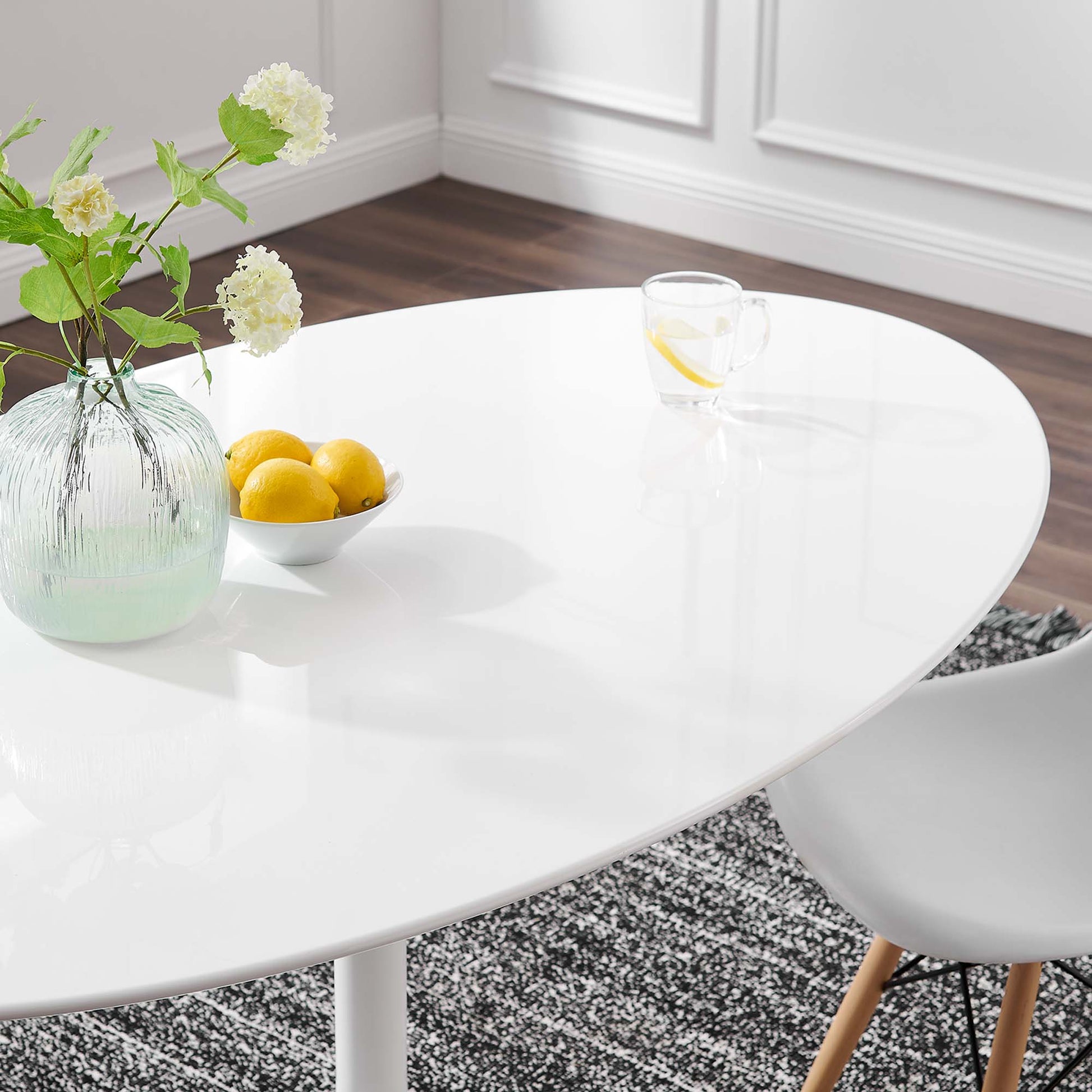Lippa 60" Oval Wood Dining Table by Modway - Best Buy Furniture