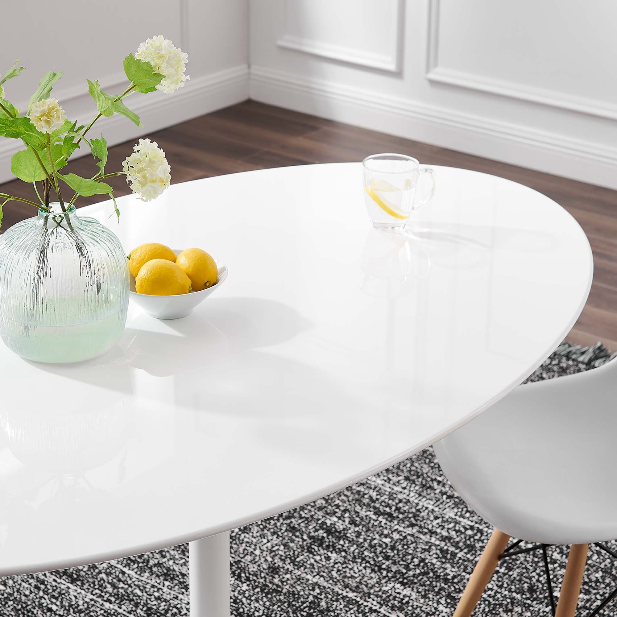 Lippa 60" Oval Wood Dining Table by Modway - Best Buy Furniture