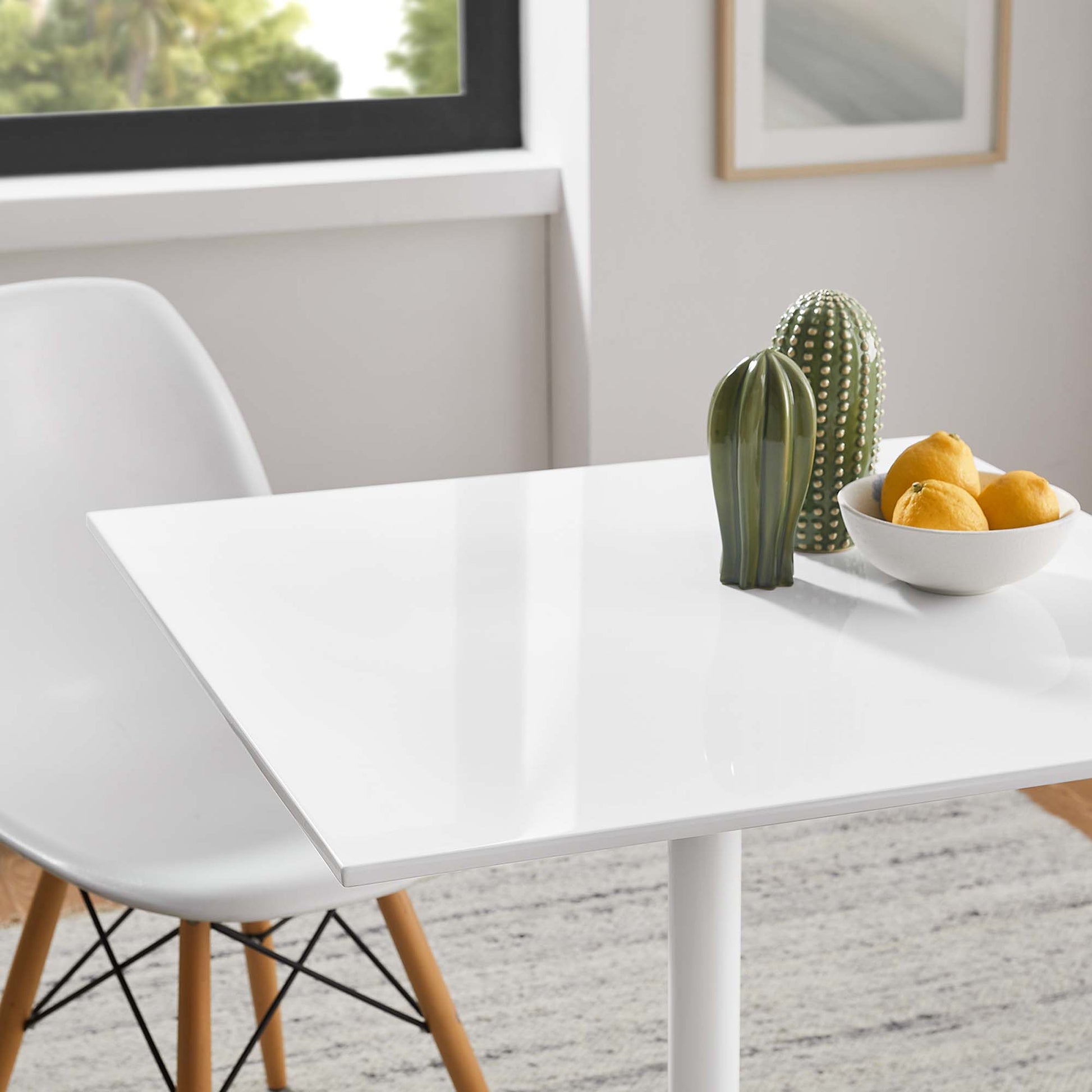 Lippa 28" Square Wood Dining Table by Modway - Best Buy Furniture