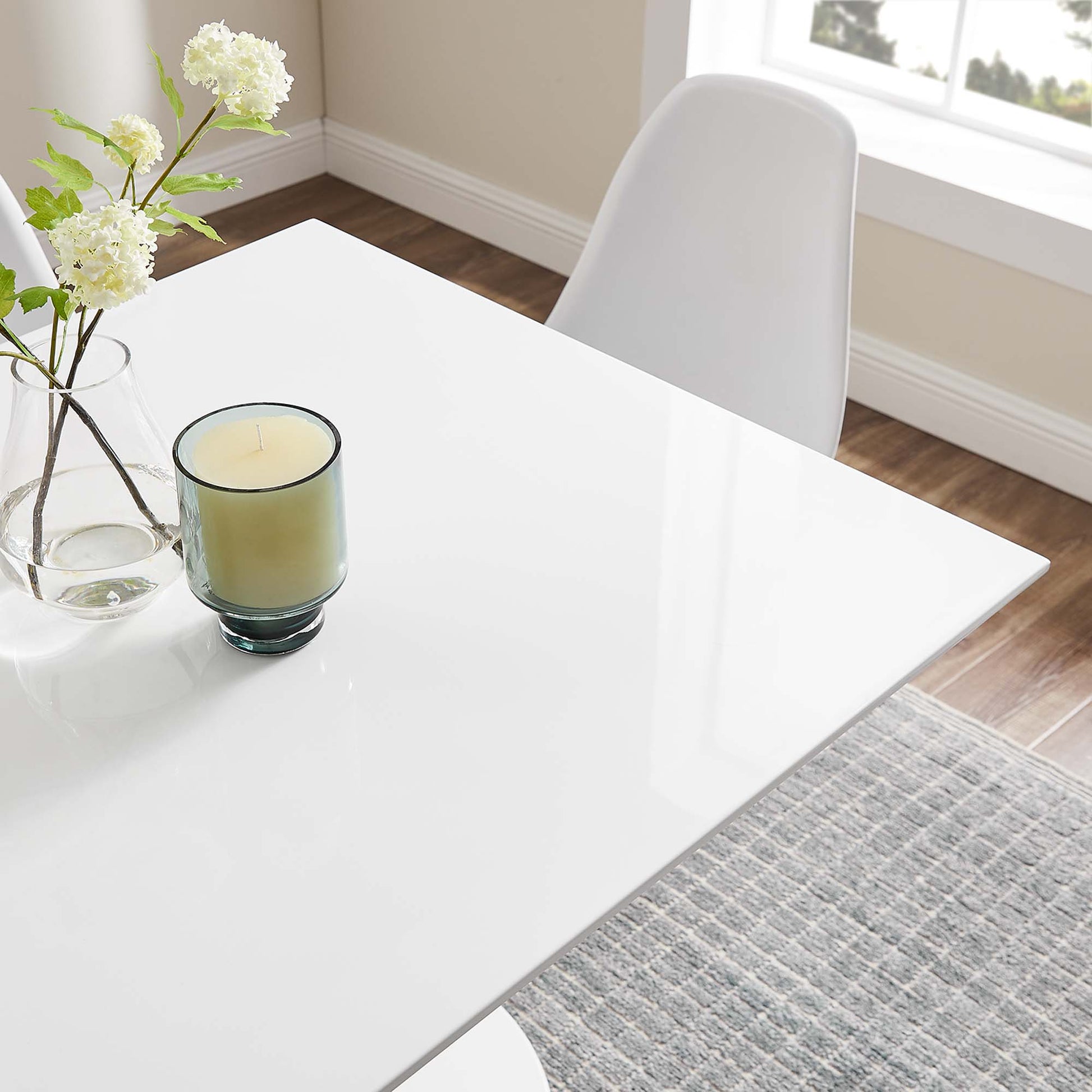 Lippa 36" Square Wood Dining Table by Modway - Best Buy Furniture