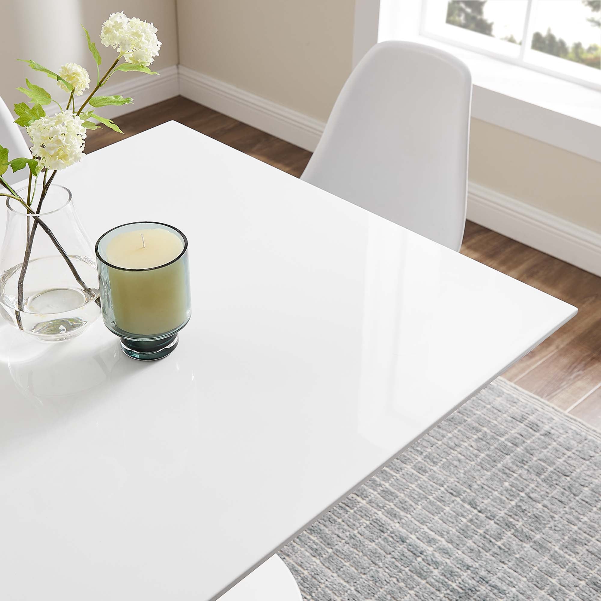 Lippa 36" Square Wood Dining Table by Modway - Best Buy Furniture