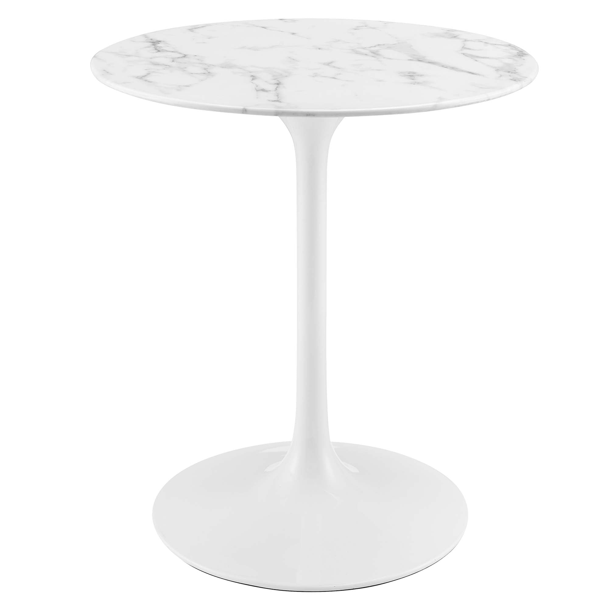 Lippa 28" Round Faux Marble Dining Table by Modway - Best Buy Furniture