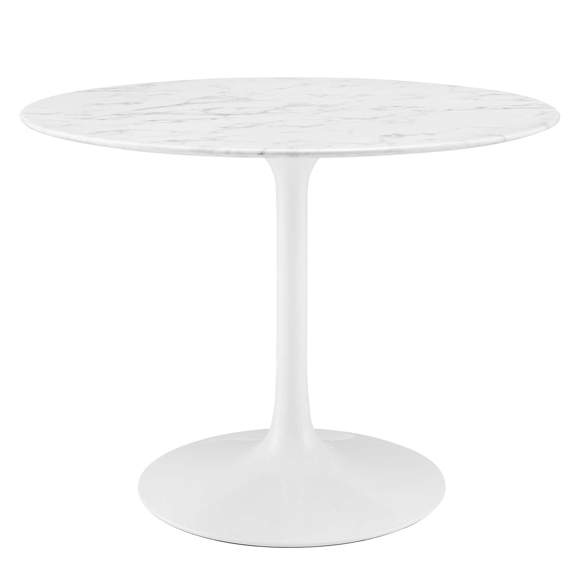 Lippa 40" Round Faux Marble Dining Table by Modway - Best Buy Furniture