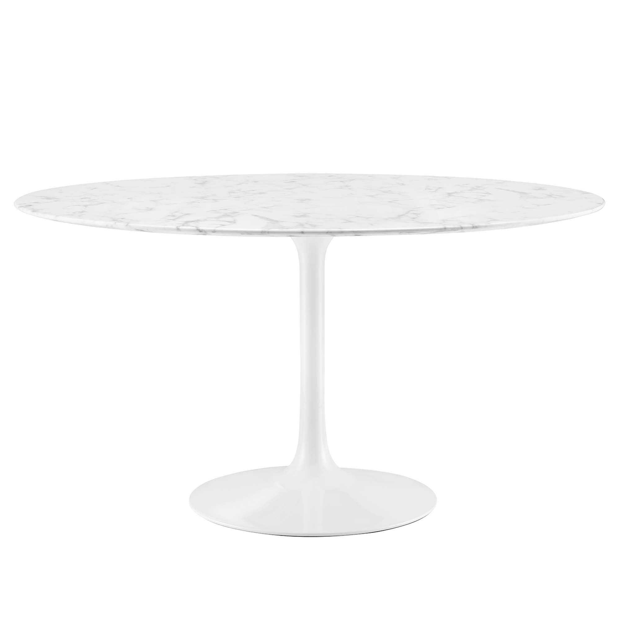 Lippa 54" Round Faux Marble Dining Table by Modway - Best Buy Furniture
