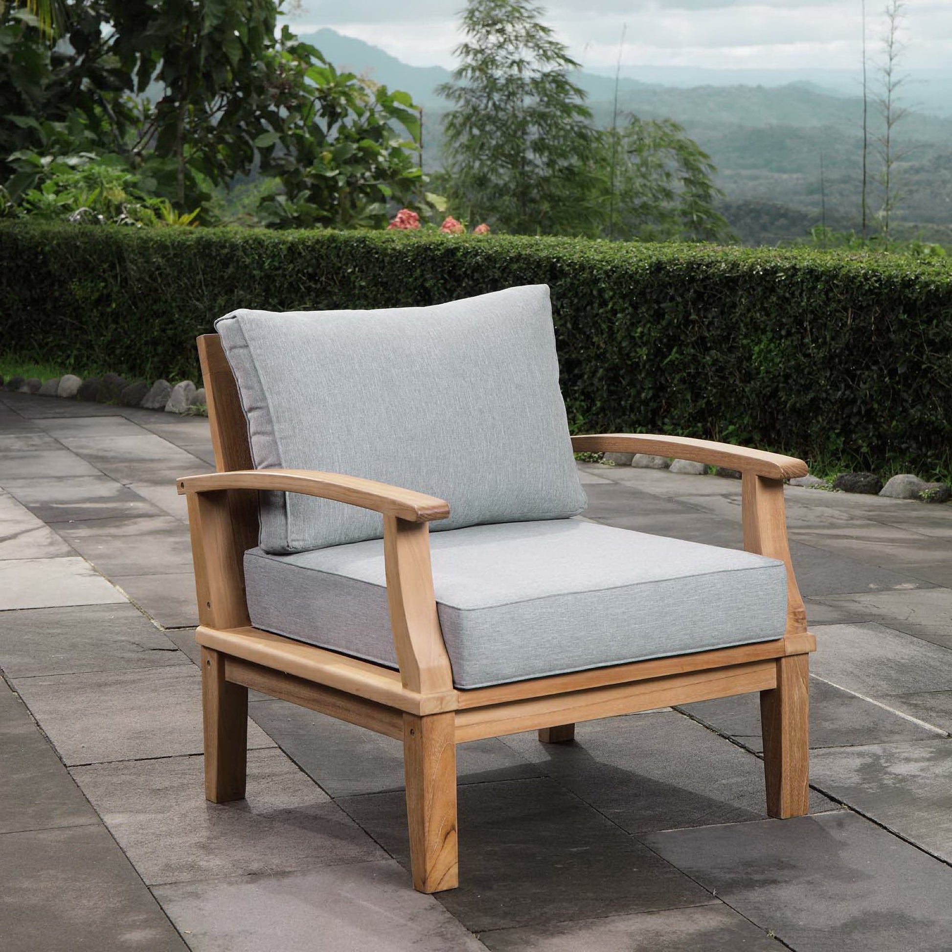 Marina Outdoor Patio Teak Armchair by Modway - Best Buy Furniture