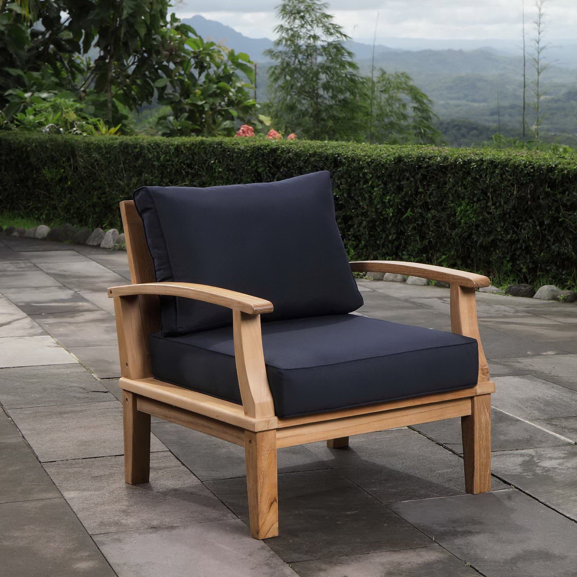 Marina Outdoor Patio Teak Armchair by Modway - Best Buy Furniture