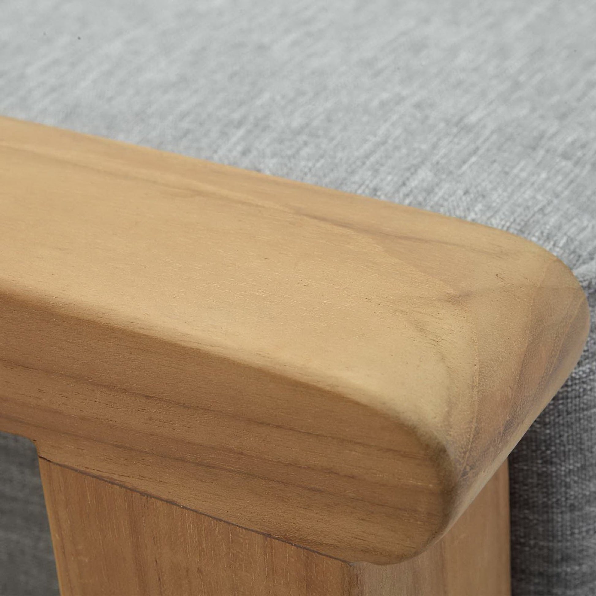 Marina Outdoor Patio Teak Ottoman by Modway - Best Buy Furniture